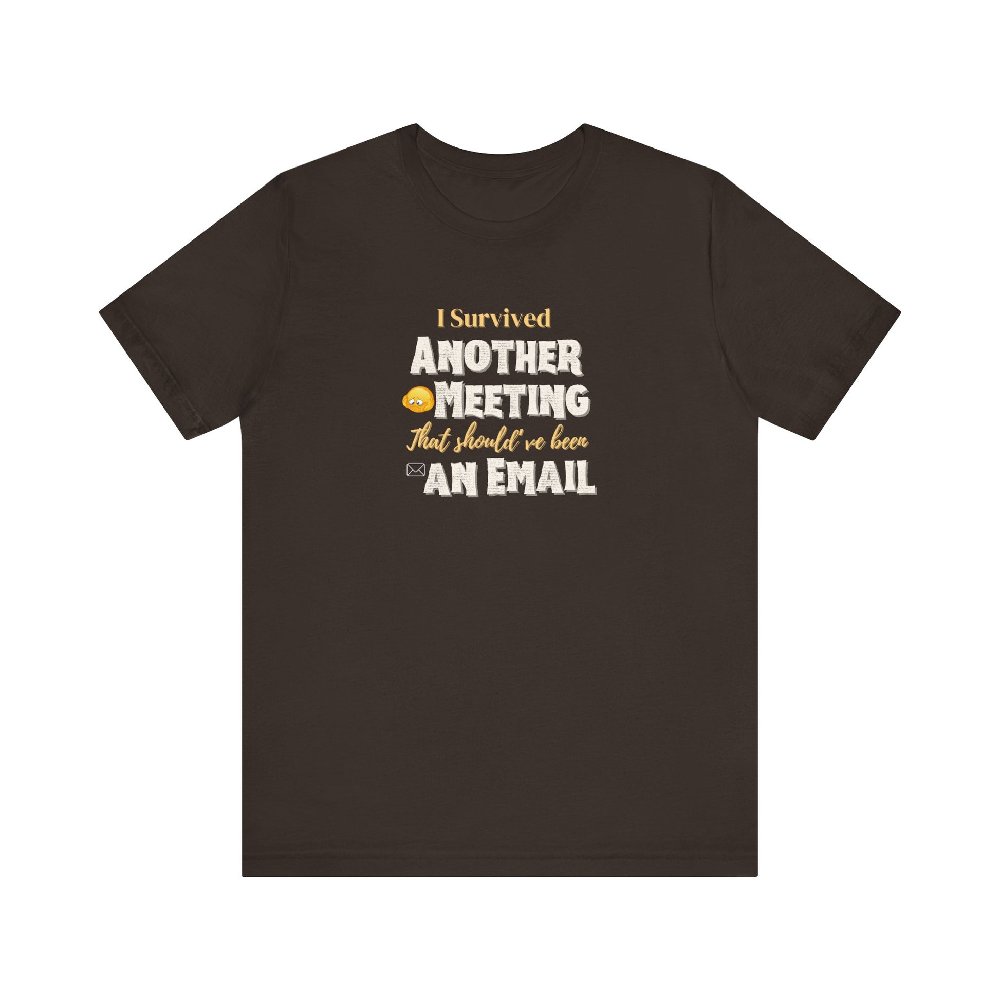 Graphic t-shirt - brown