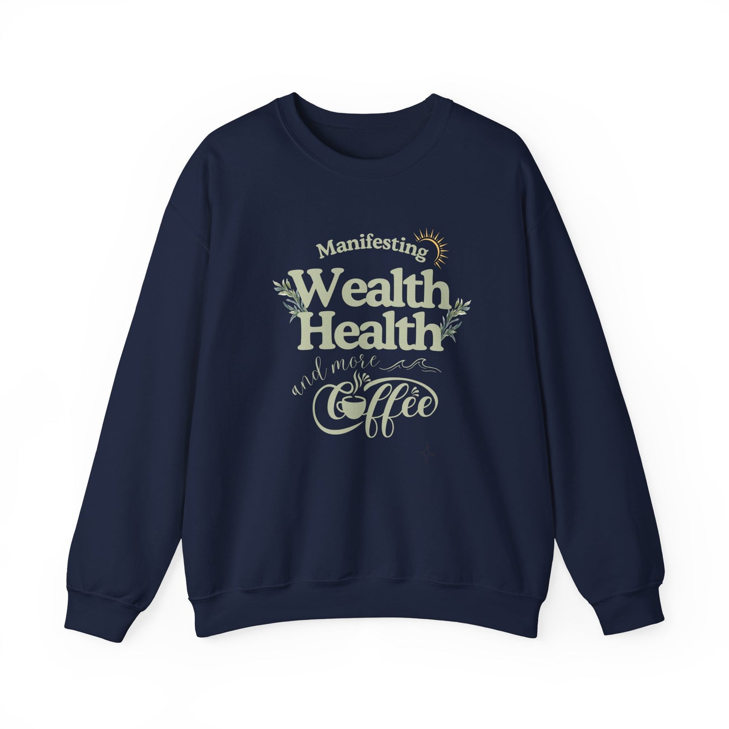 Cozy manifestation sweatshirt - navy