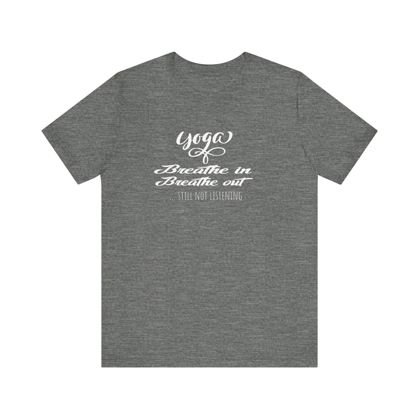 Quirky Yoga T-shirt - Deep Heather