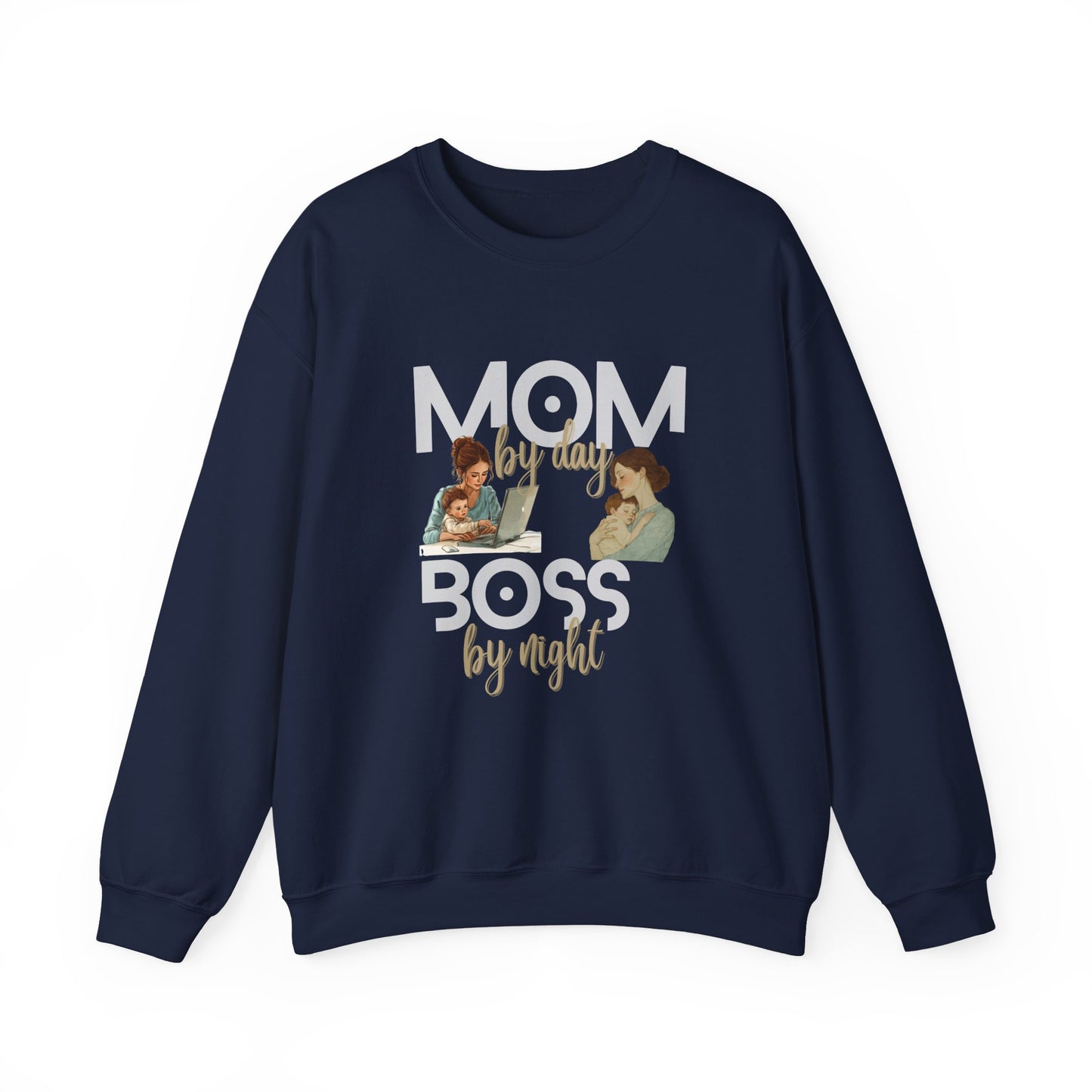 Cozy sweatshirt for moms - Navy