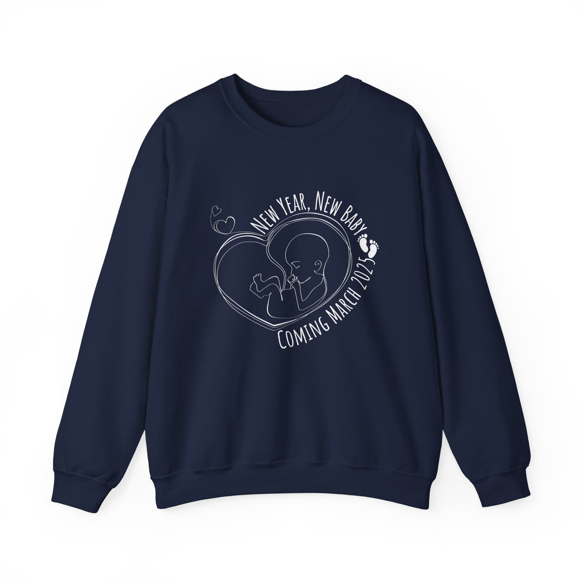 New year, new baby sweatshirt - Navy