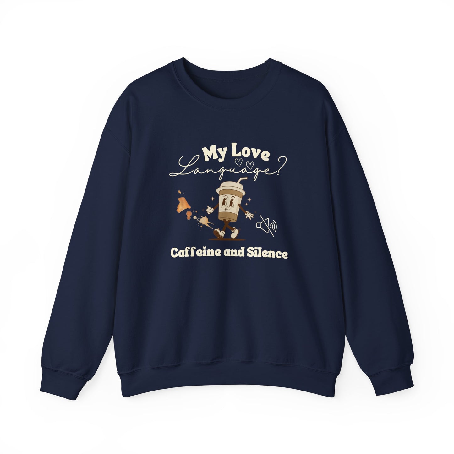 Comfy coffee sweatshirt - Navy