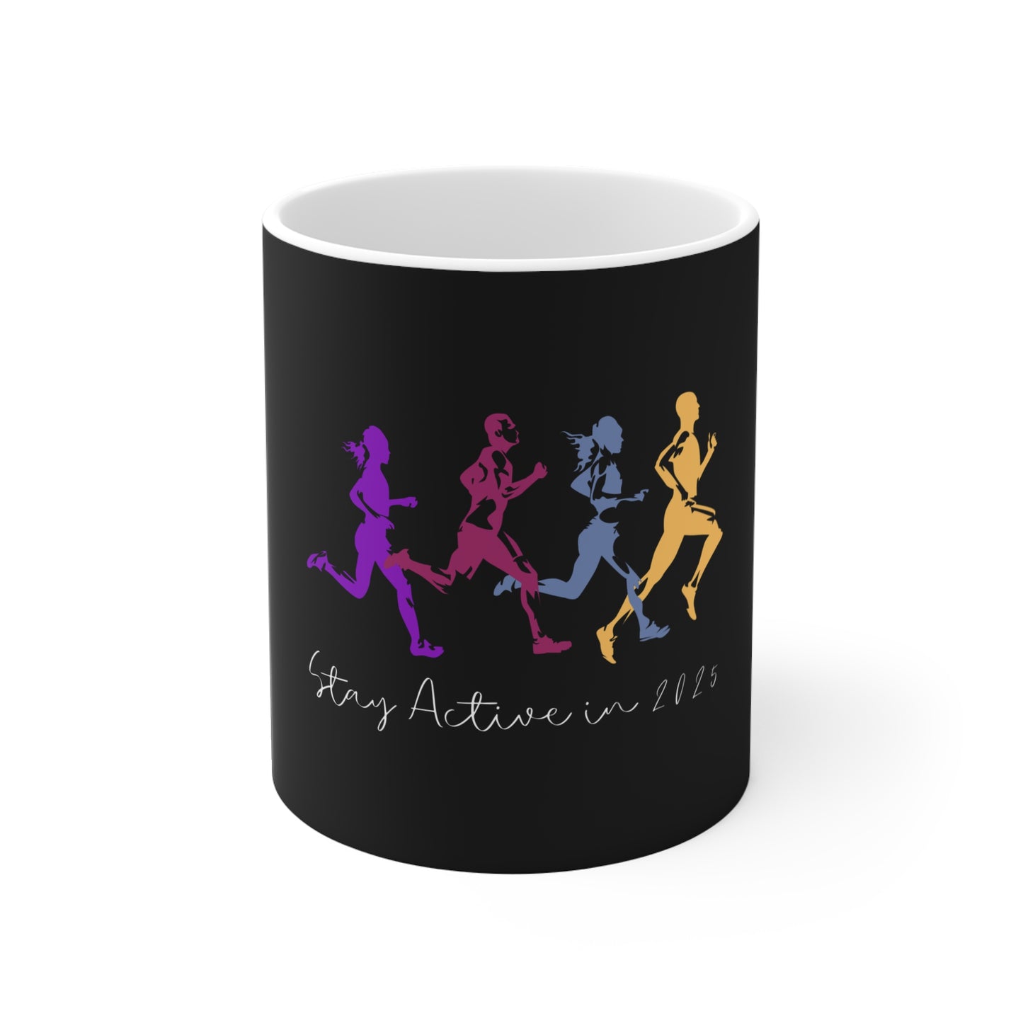 Stay active in 2025 coffee mug - Black