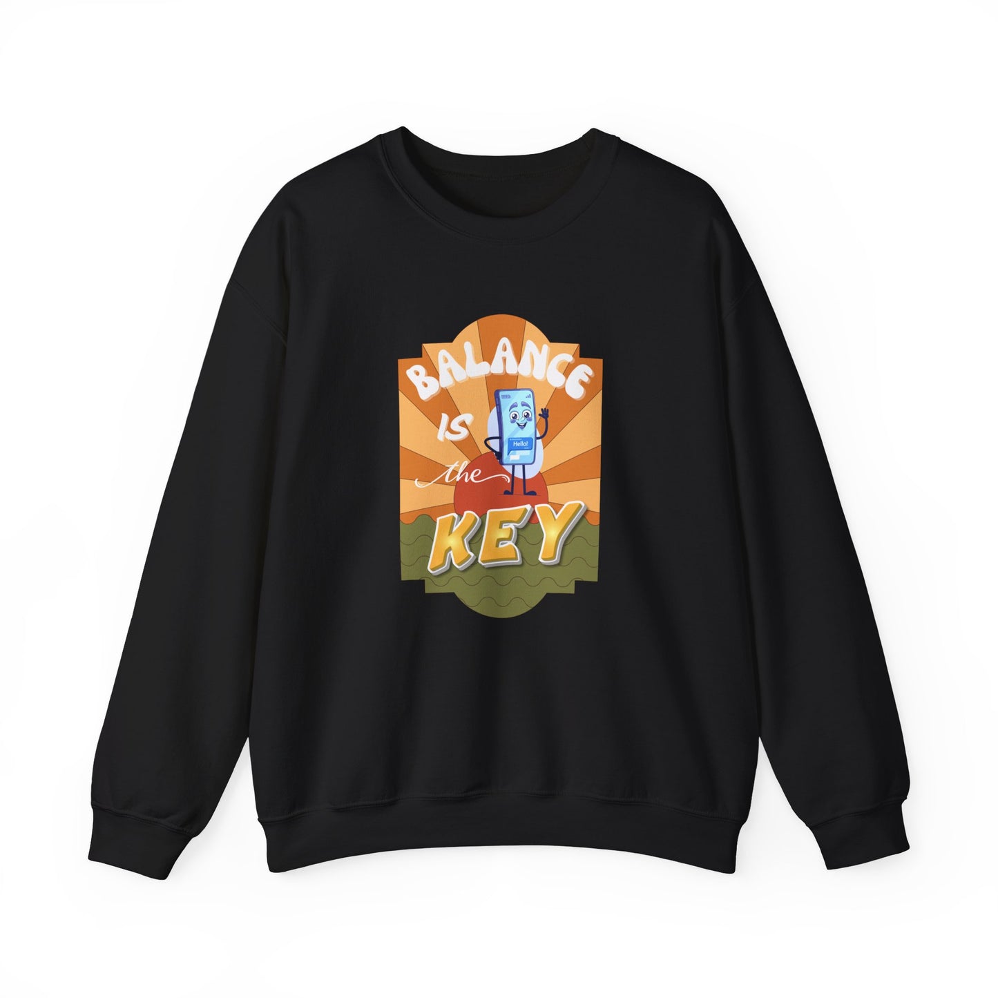 Balance is the key sweatshirt - back