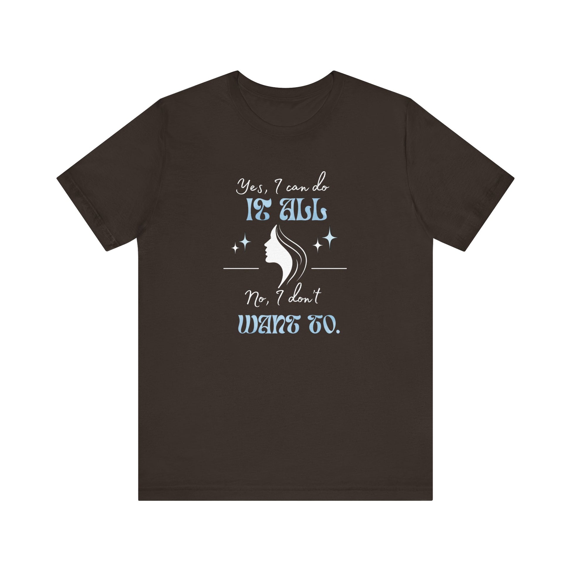 Sarcastic graphic t-shirt - Brown