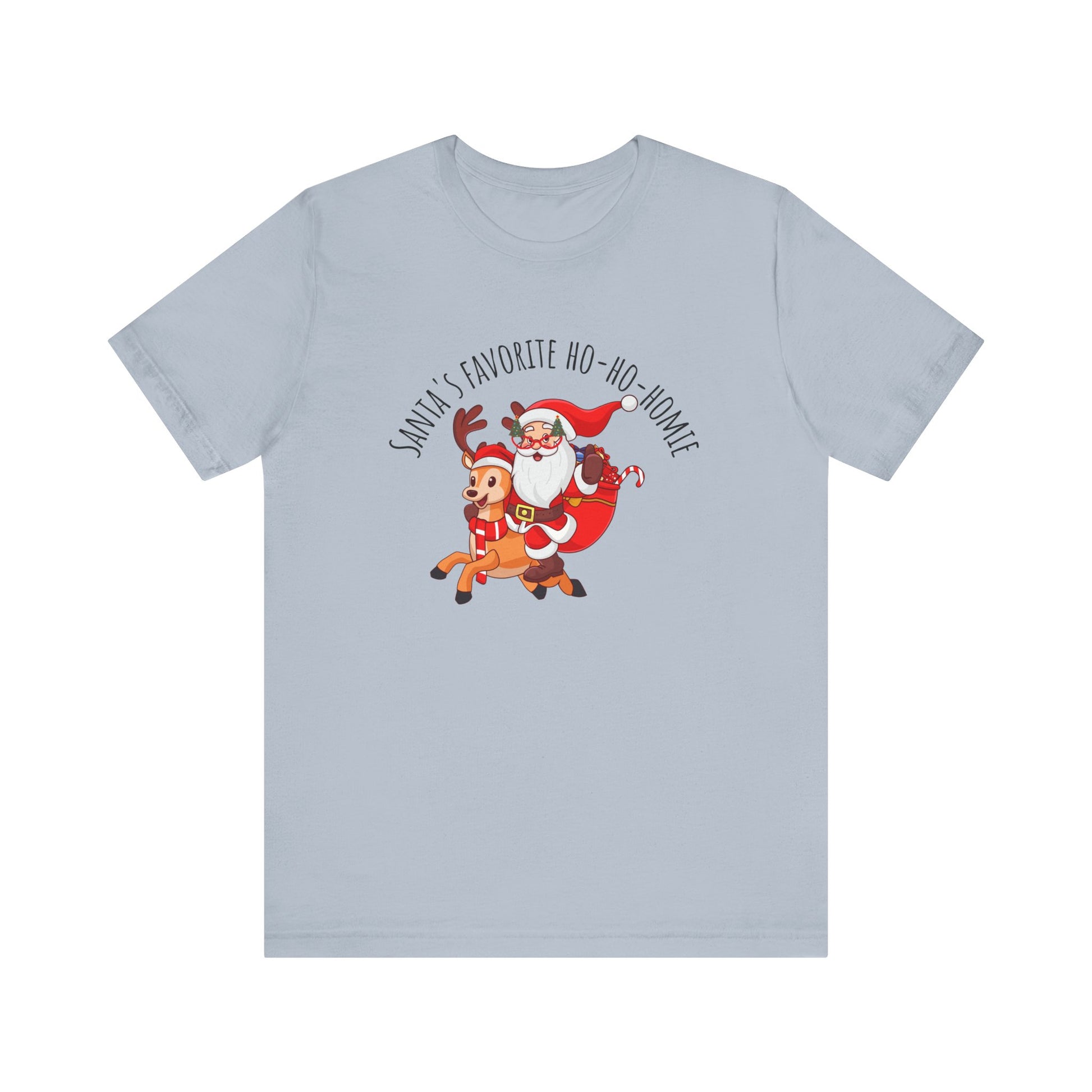 Christmas unisex T-shirt - Light blue