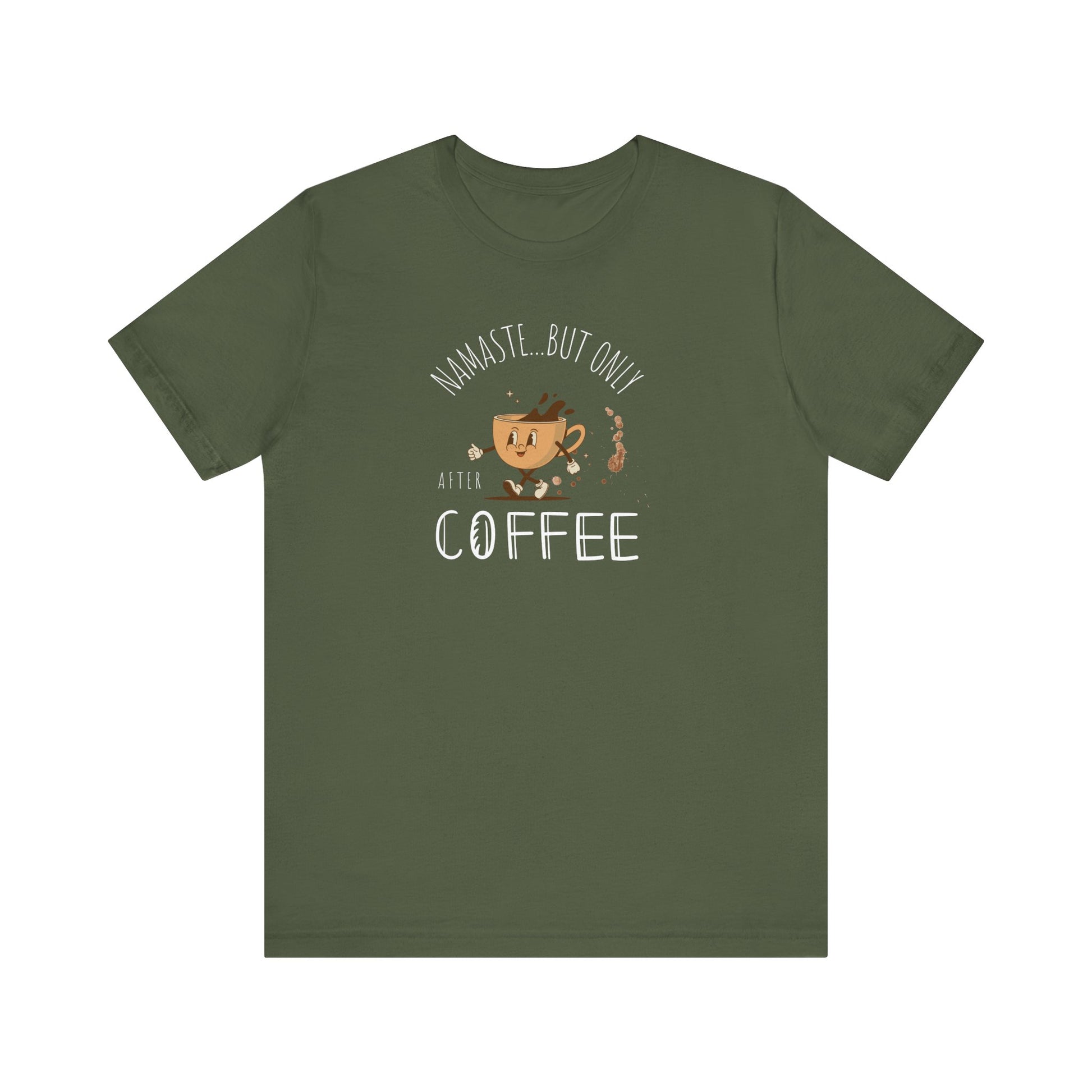 Zen coffee lover t-shirt - Military green