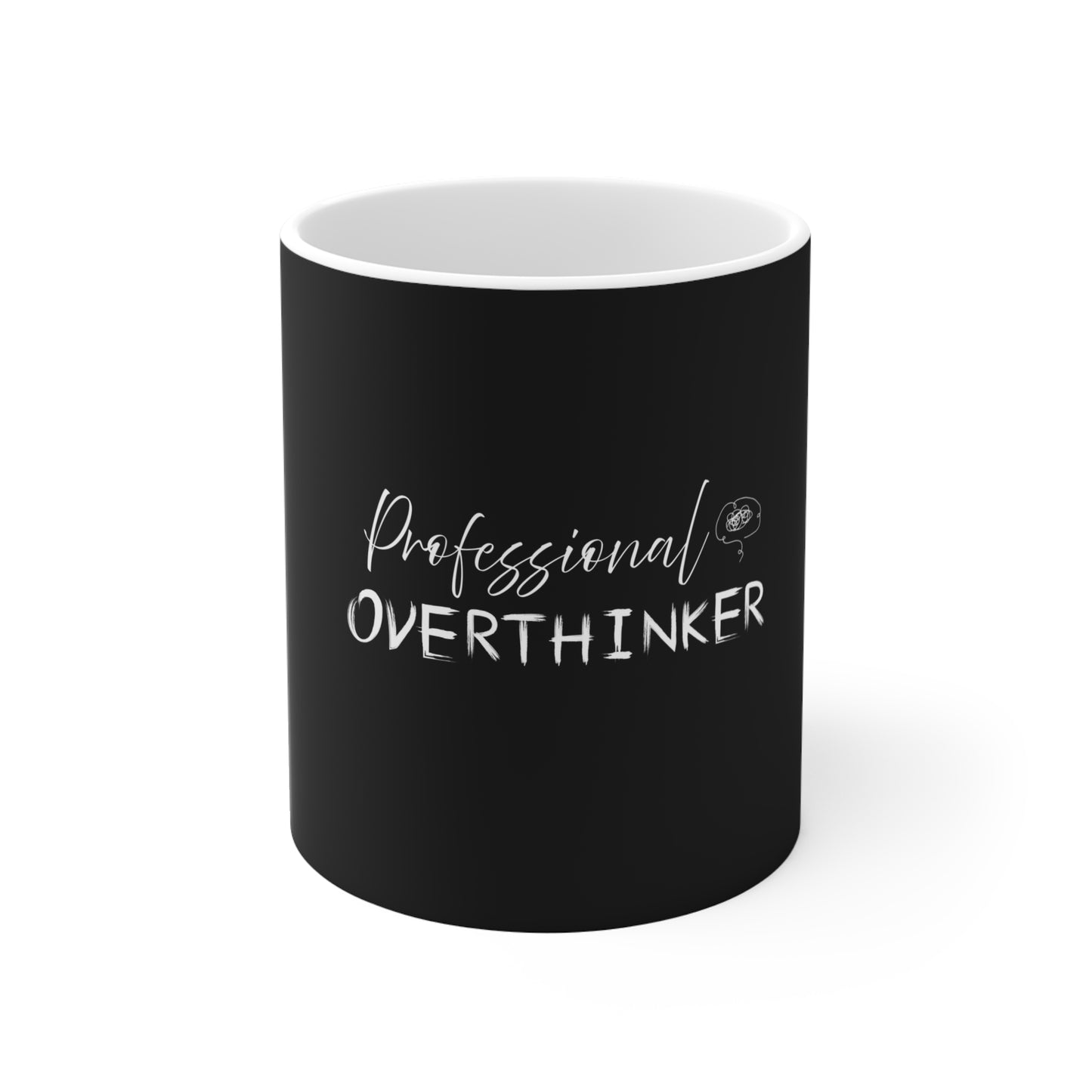 Overthinker mug - front view
