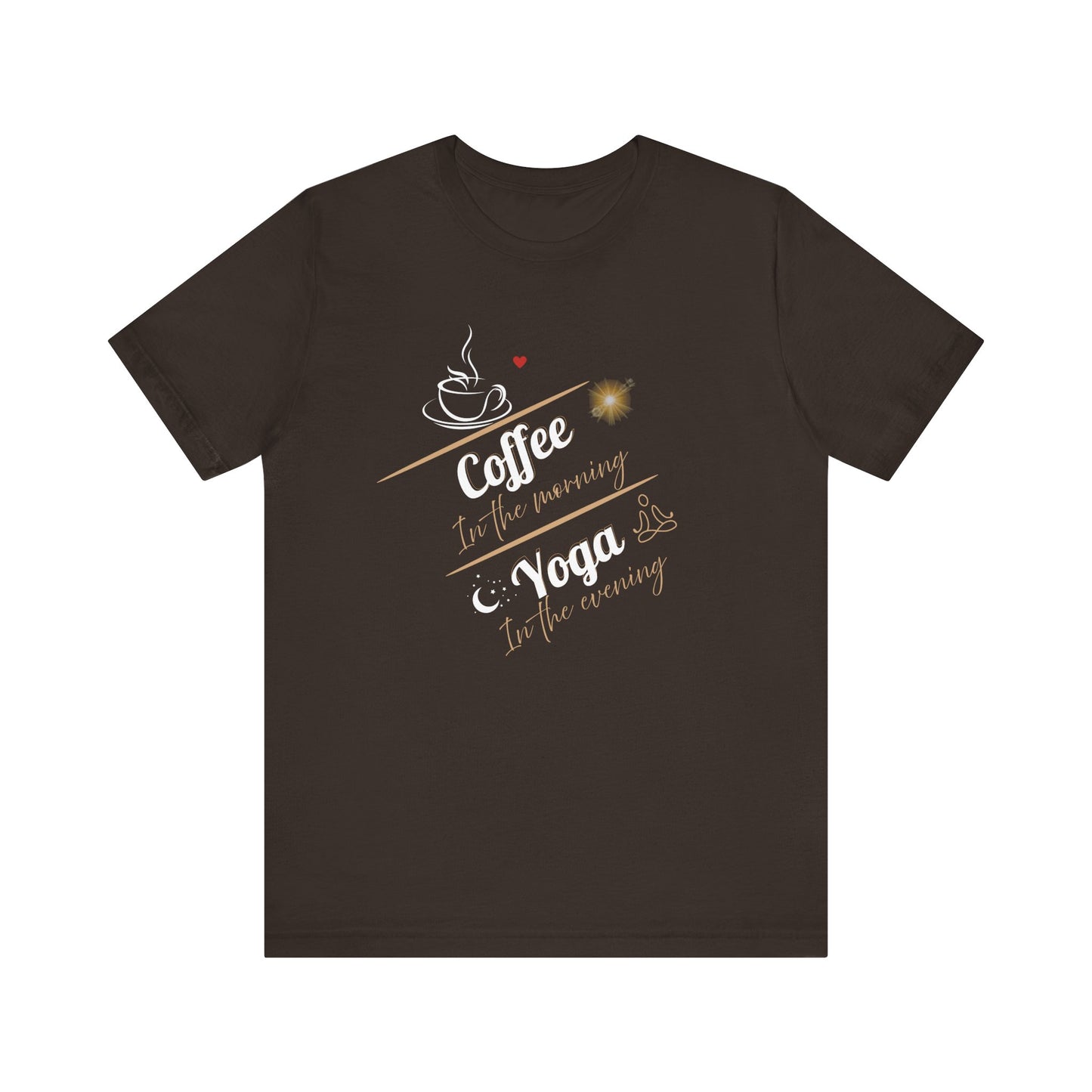 Casual comfort tee - brown