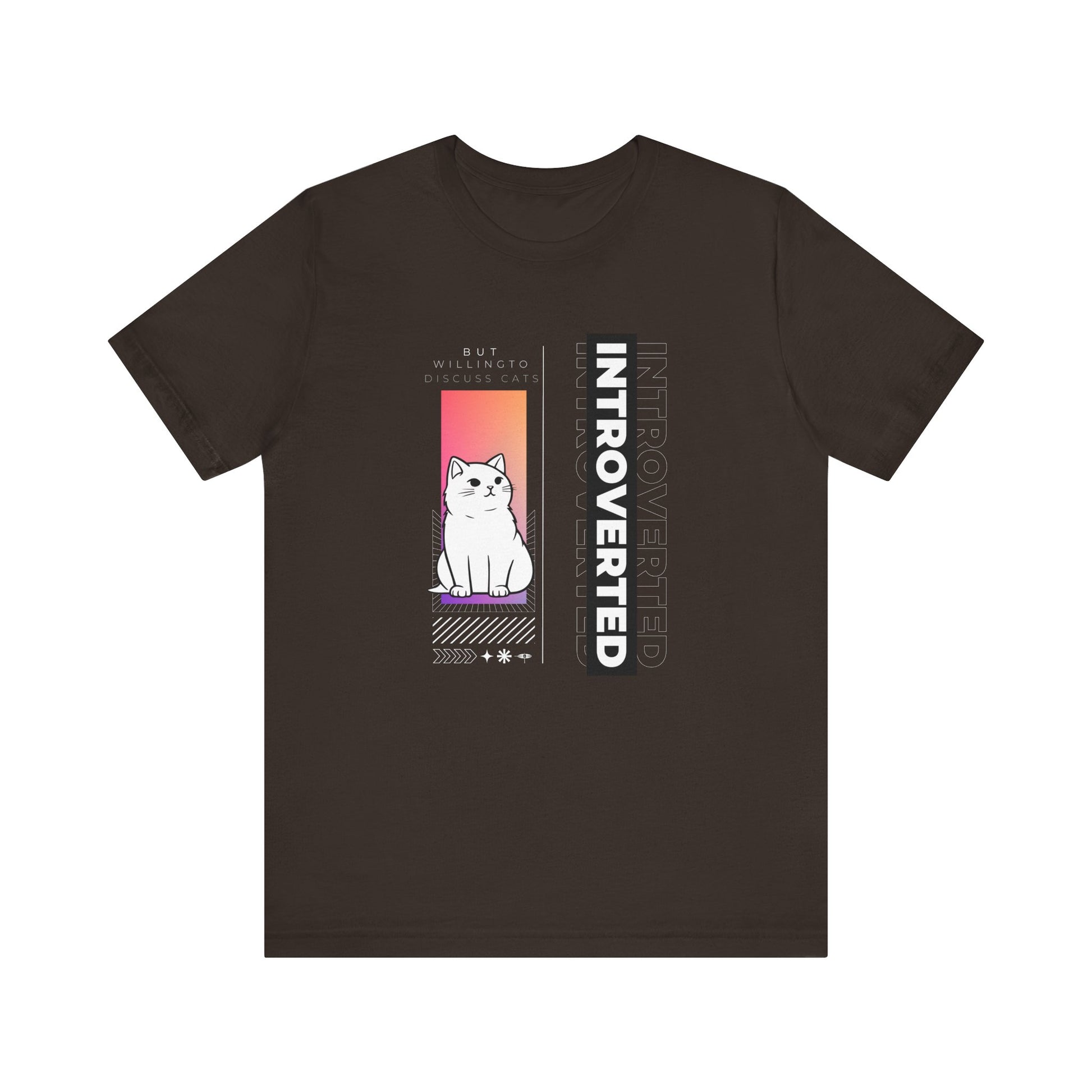 Cozy introverted t-shirt - Brown