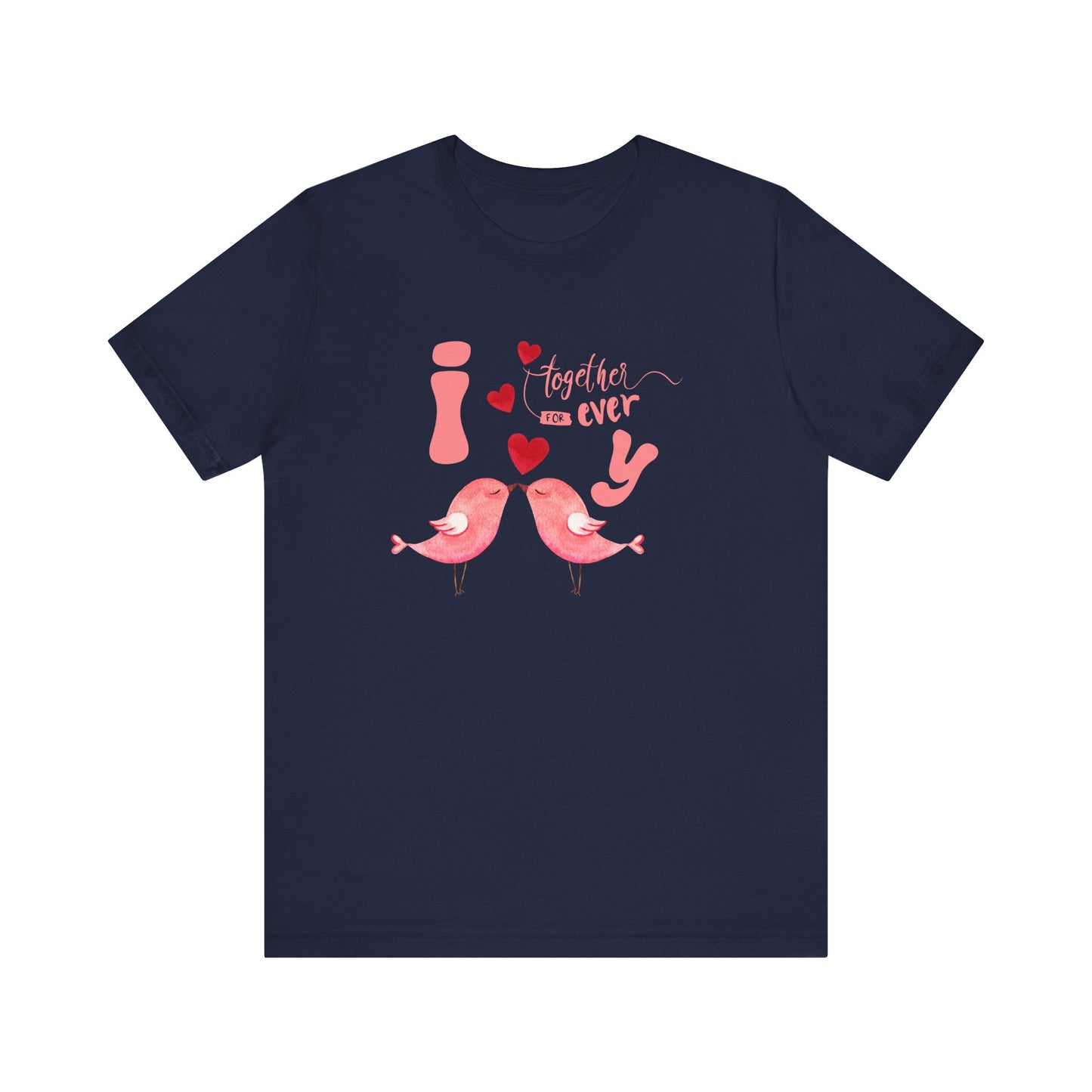 Forever love birds t-shirt - navy