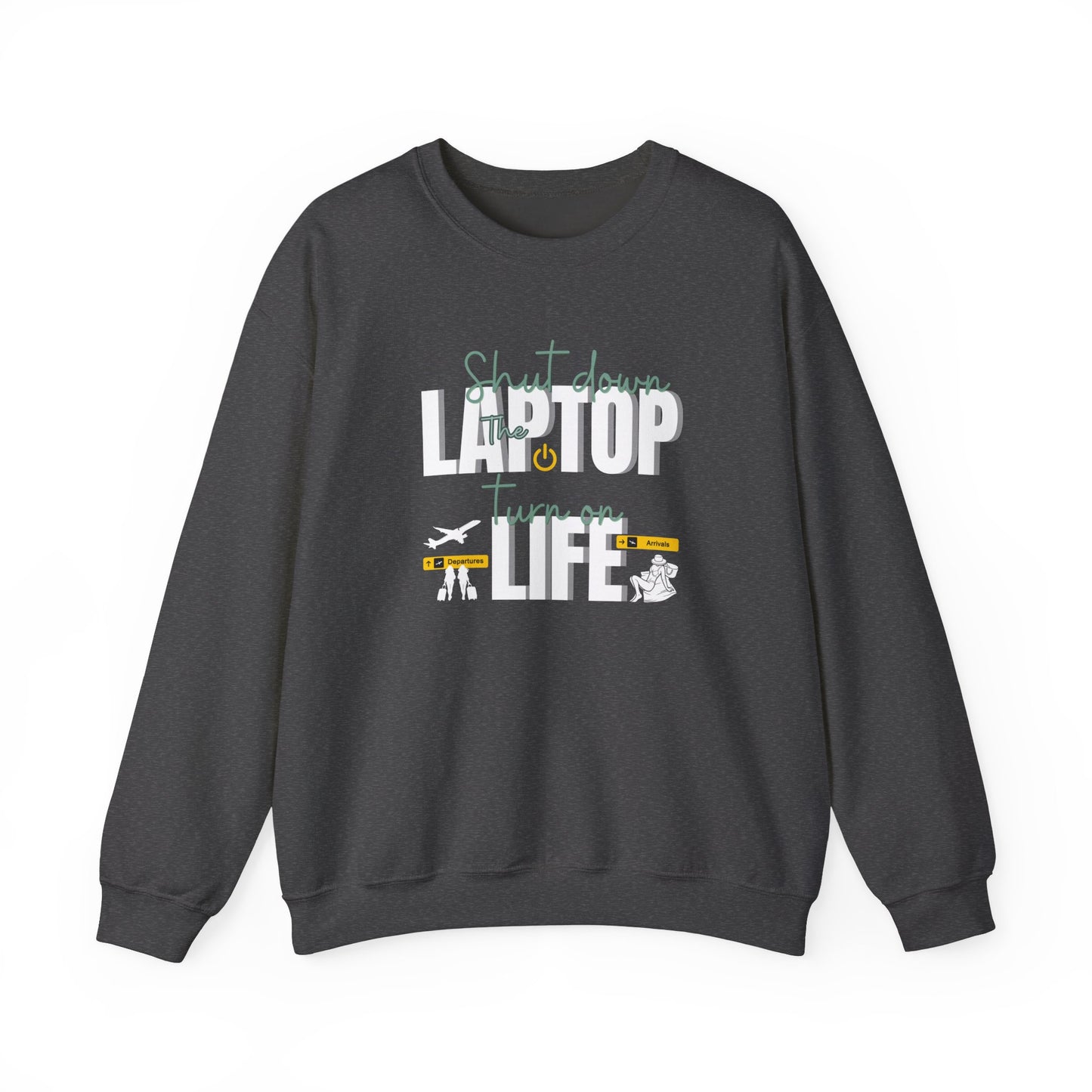Cozy getaway sweatshirt - dark heather