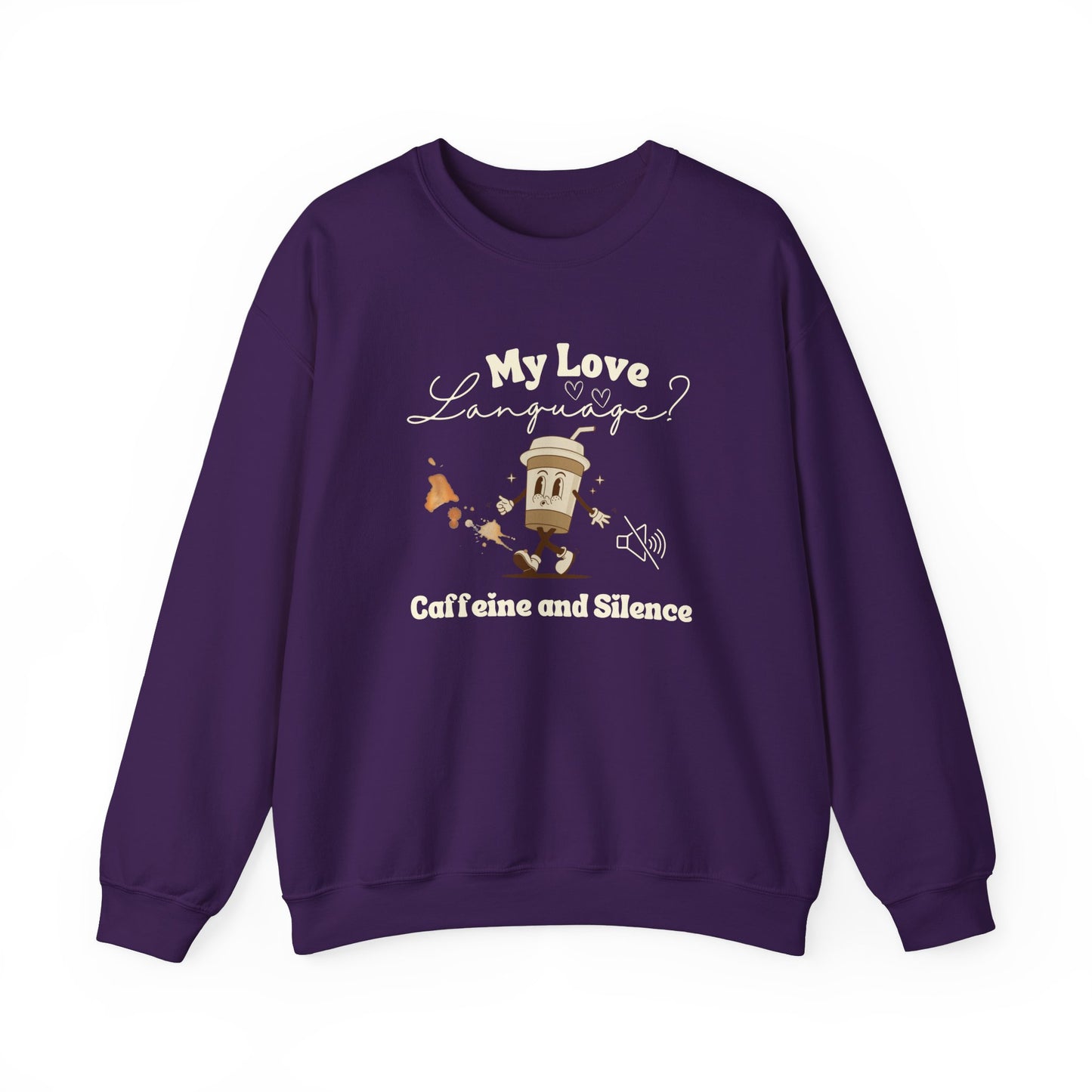 Comfy coffee sweatshirt - Purple