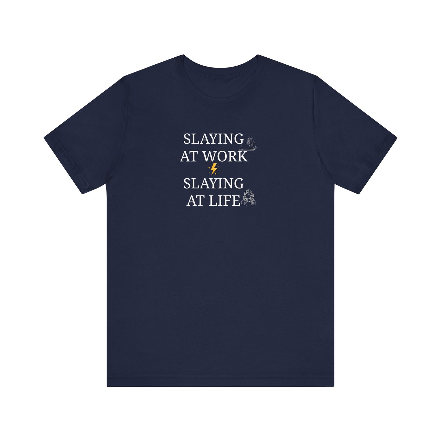 Empowered woman tee - navy