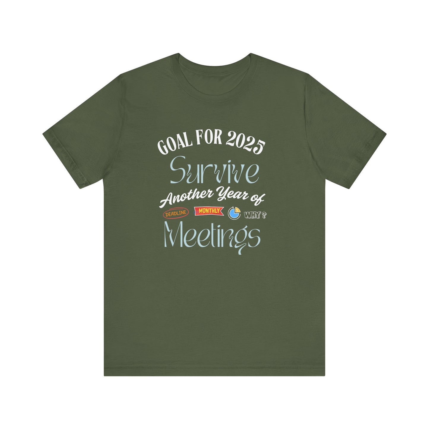 Funny office tshirt - Military green