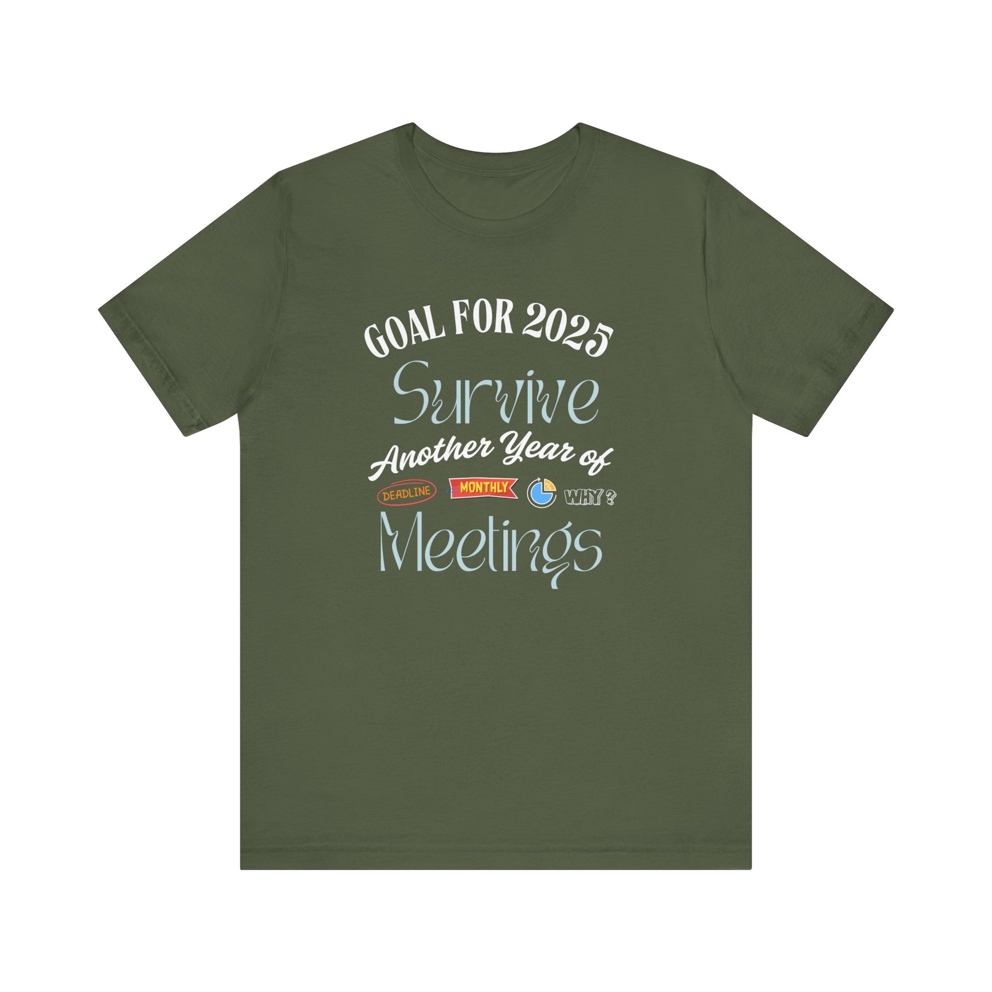 Funny office tshirt - Military green