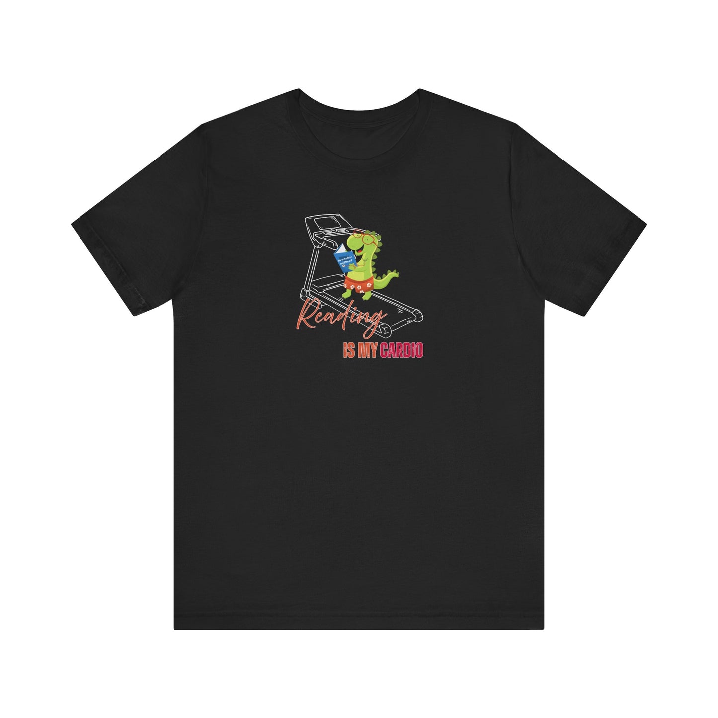 Black reading shirt design