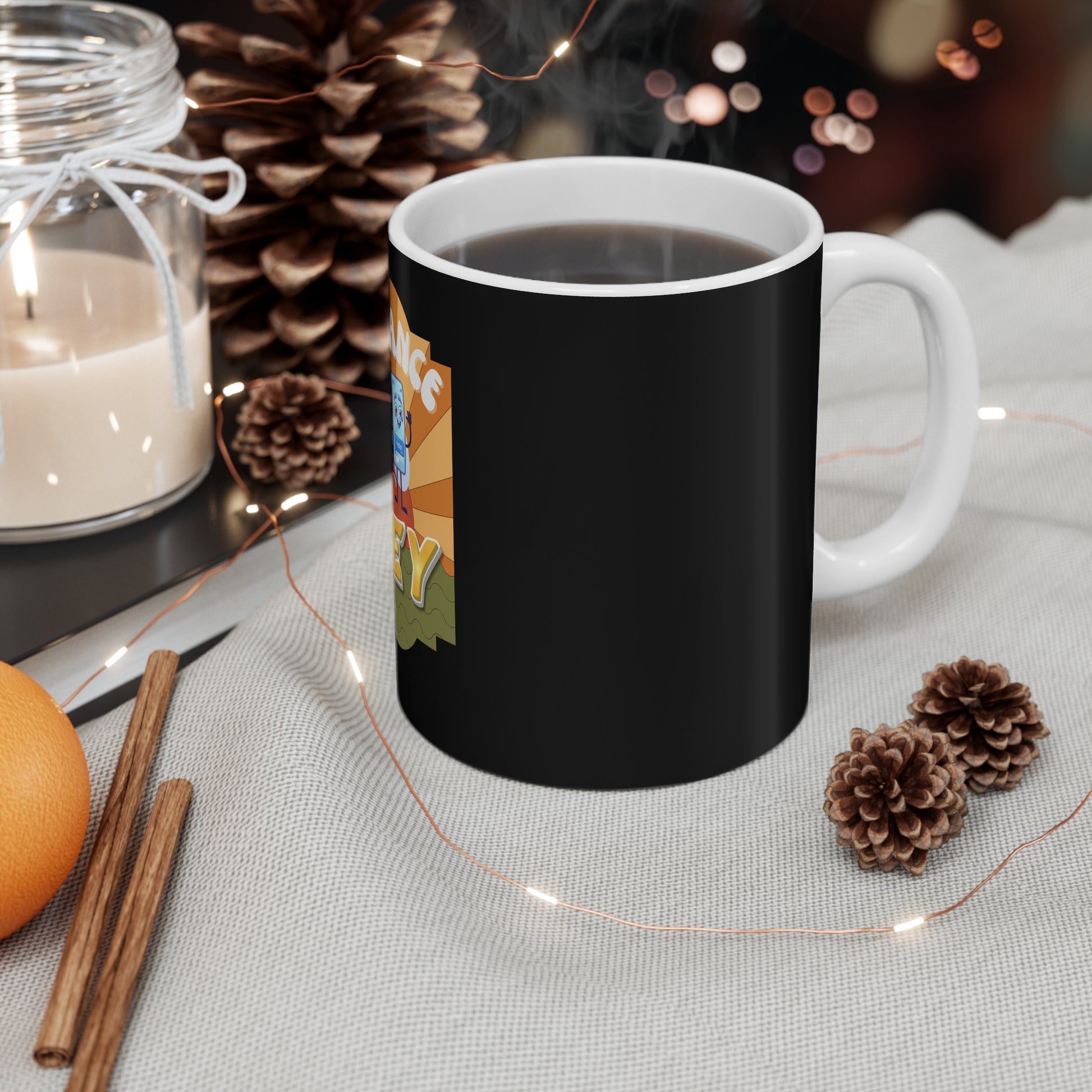Balance is the key mug - hot coffee