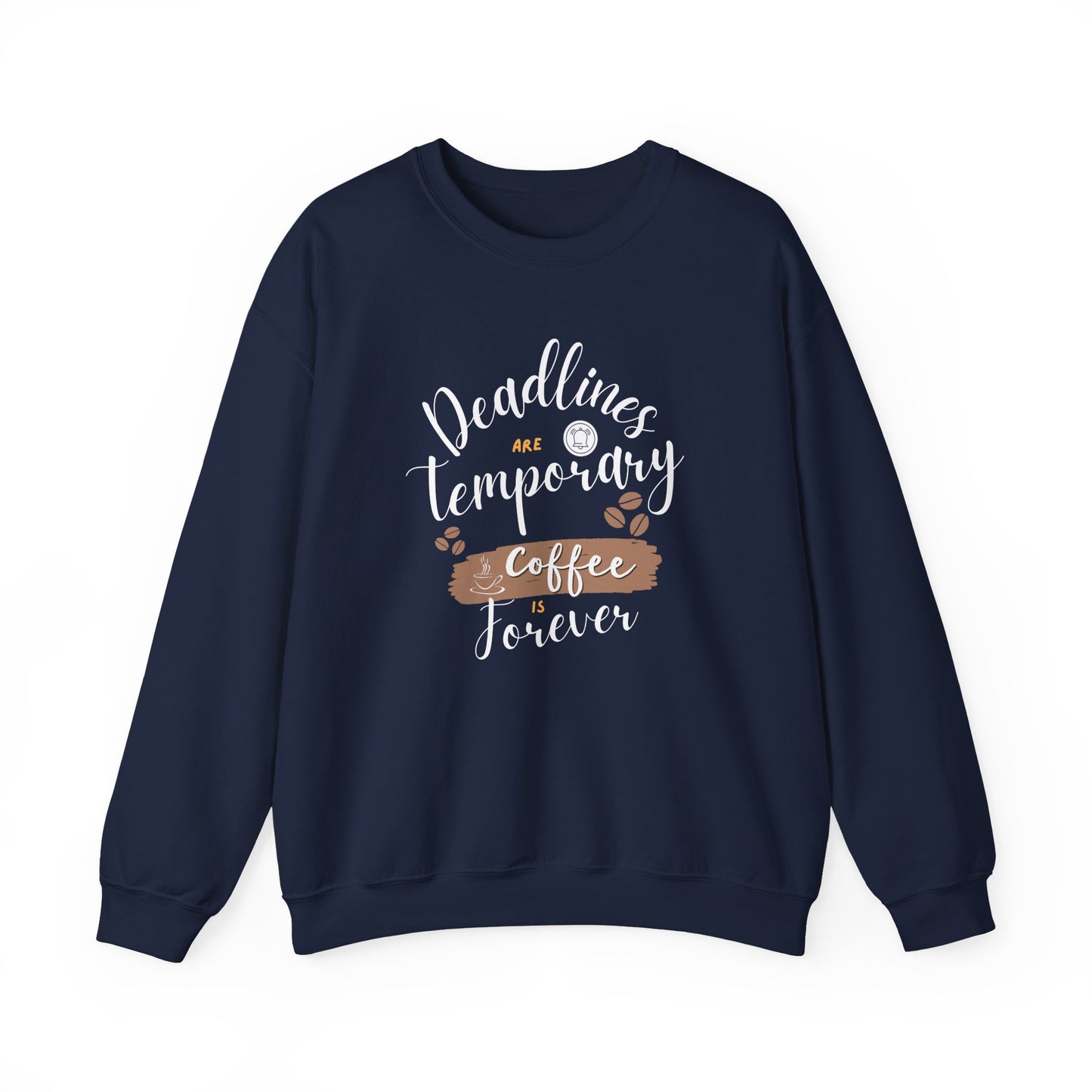 Cozy coffee enthusiast sweatshirt - navy