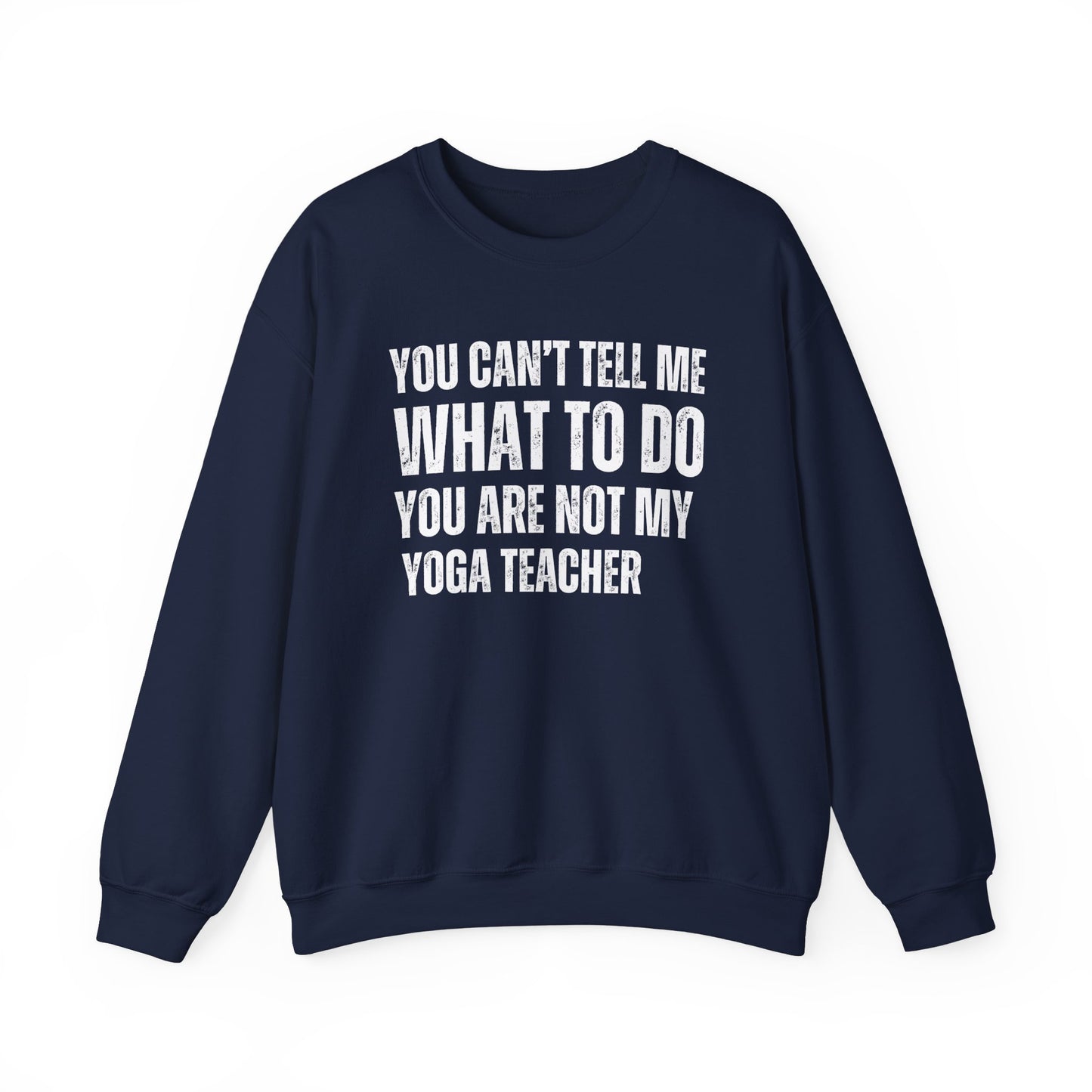 Empowering yoga  sweatshirt - Navy