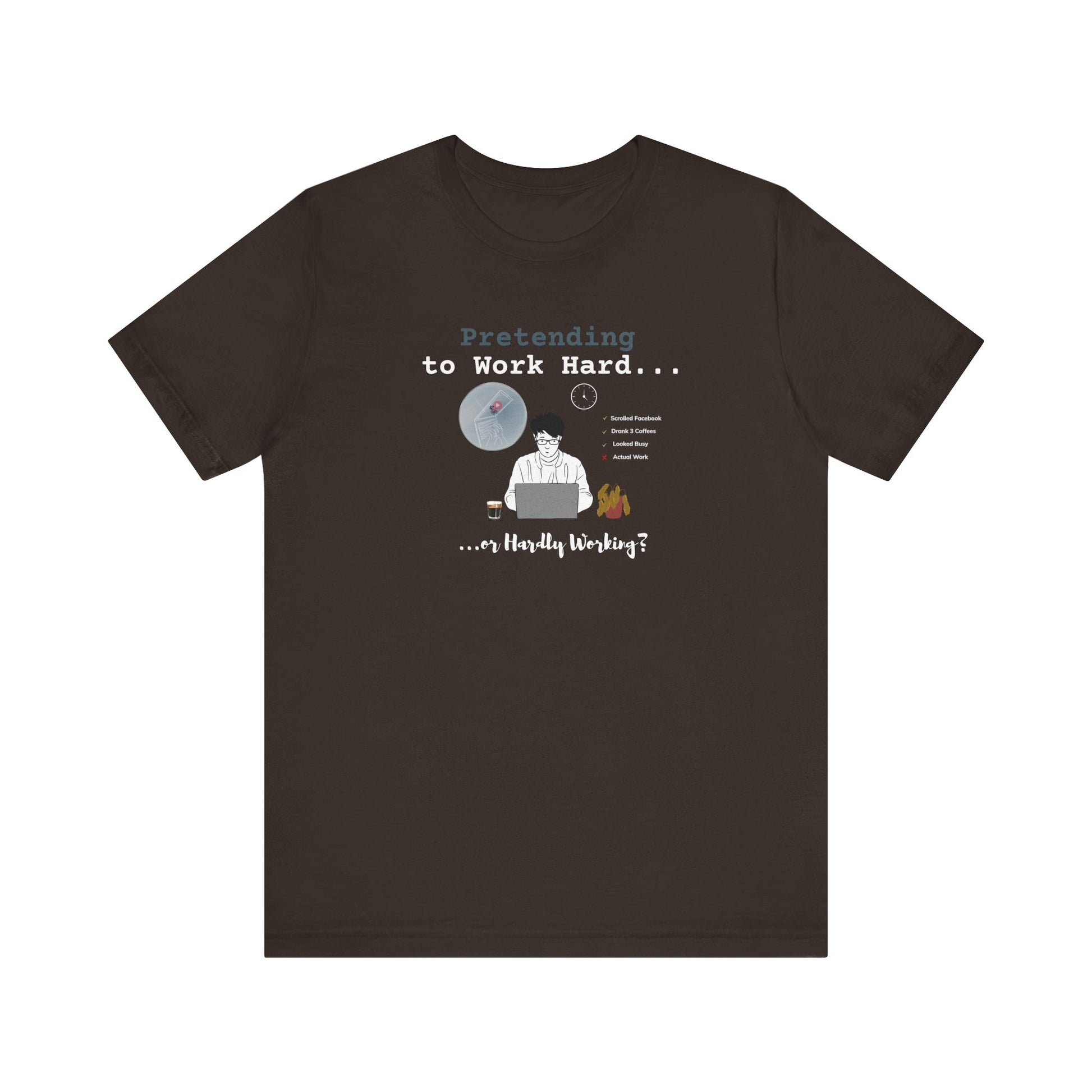 Introvert work shirt - brown