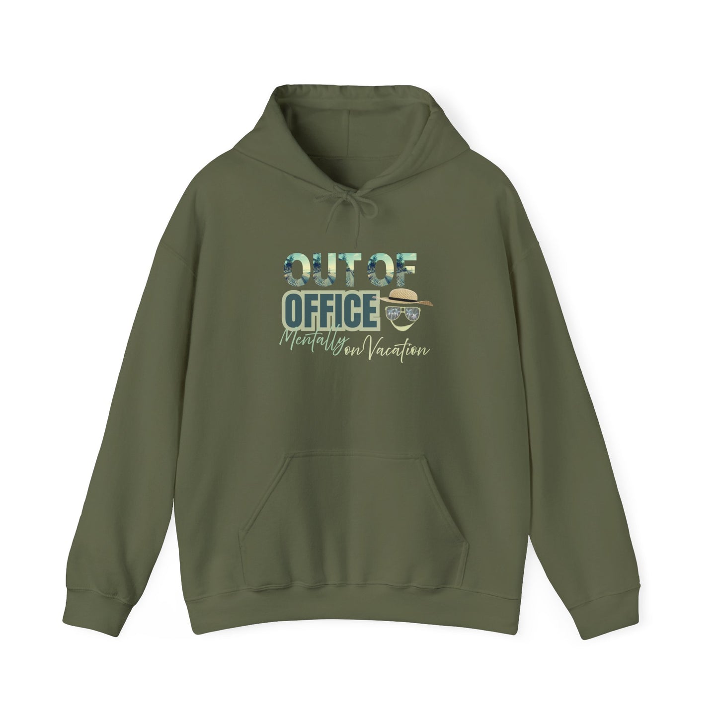 Work from home hoodie - Military green