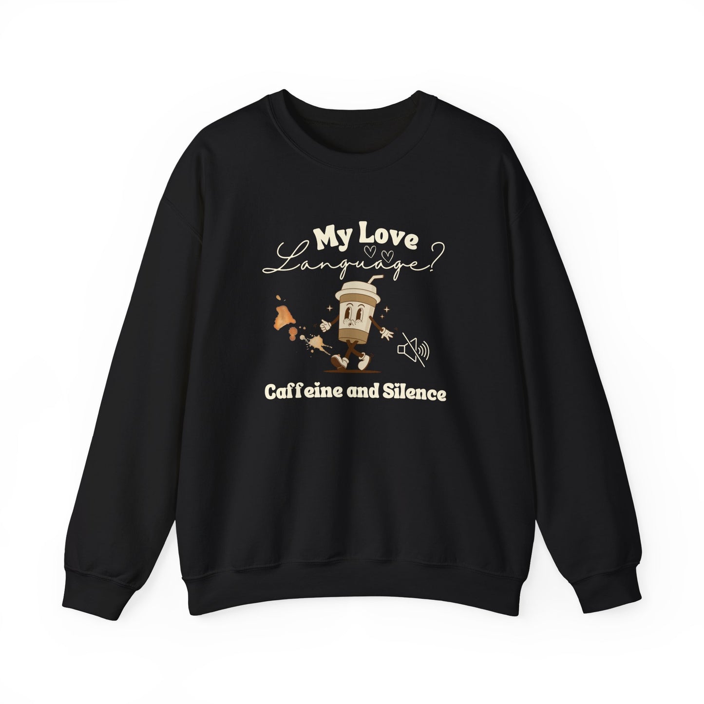 Comfy coffee sweatshirt - Black