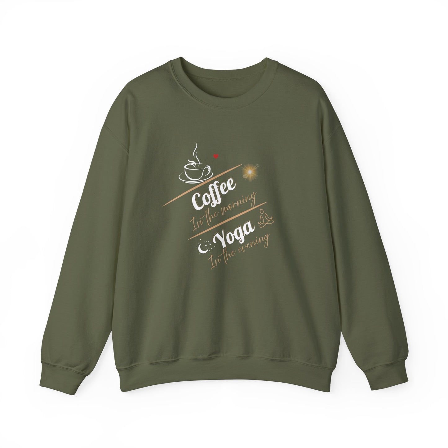 Cozy pullover sweatshirt - Military green