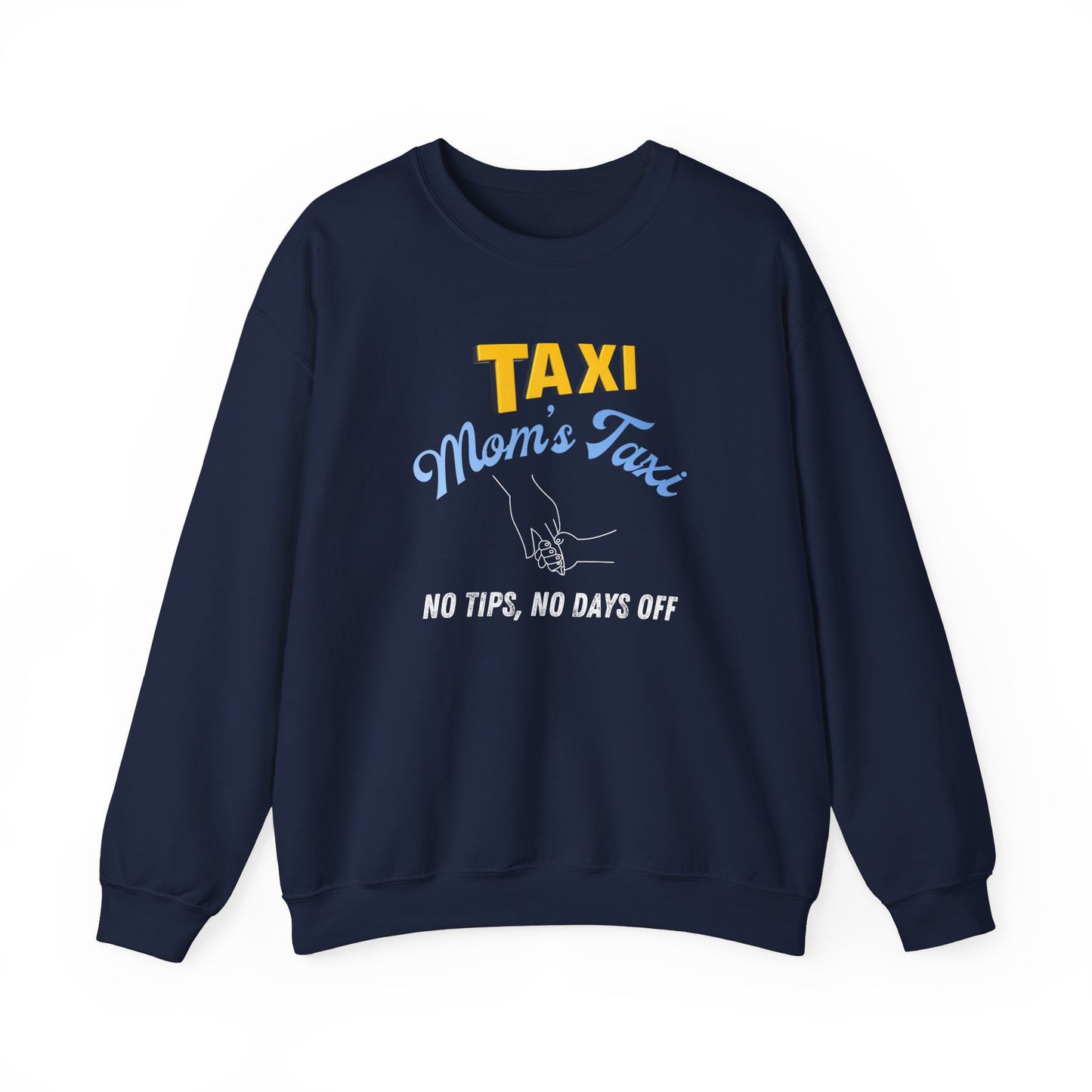 Comfy mom's taxi sweatshirt - navy