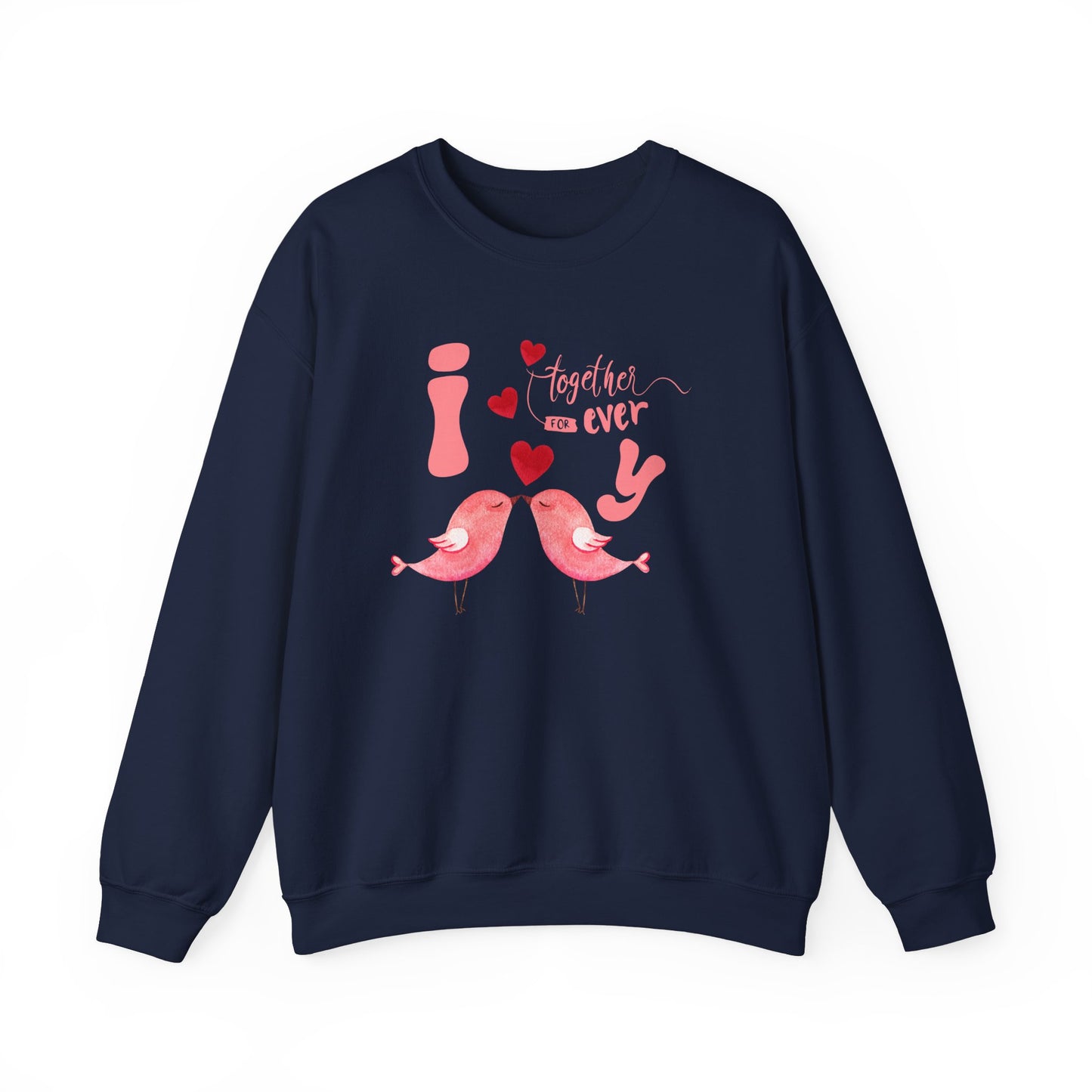 Eternal love birds sweatshirt - navy