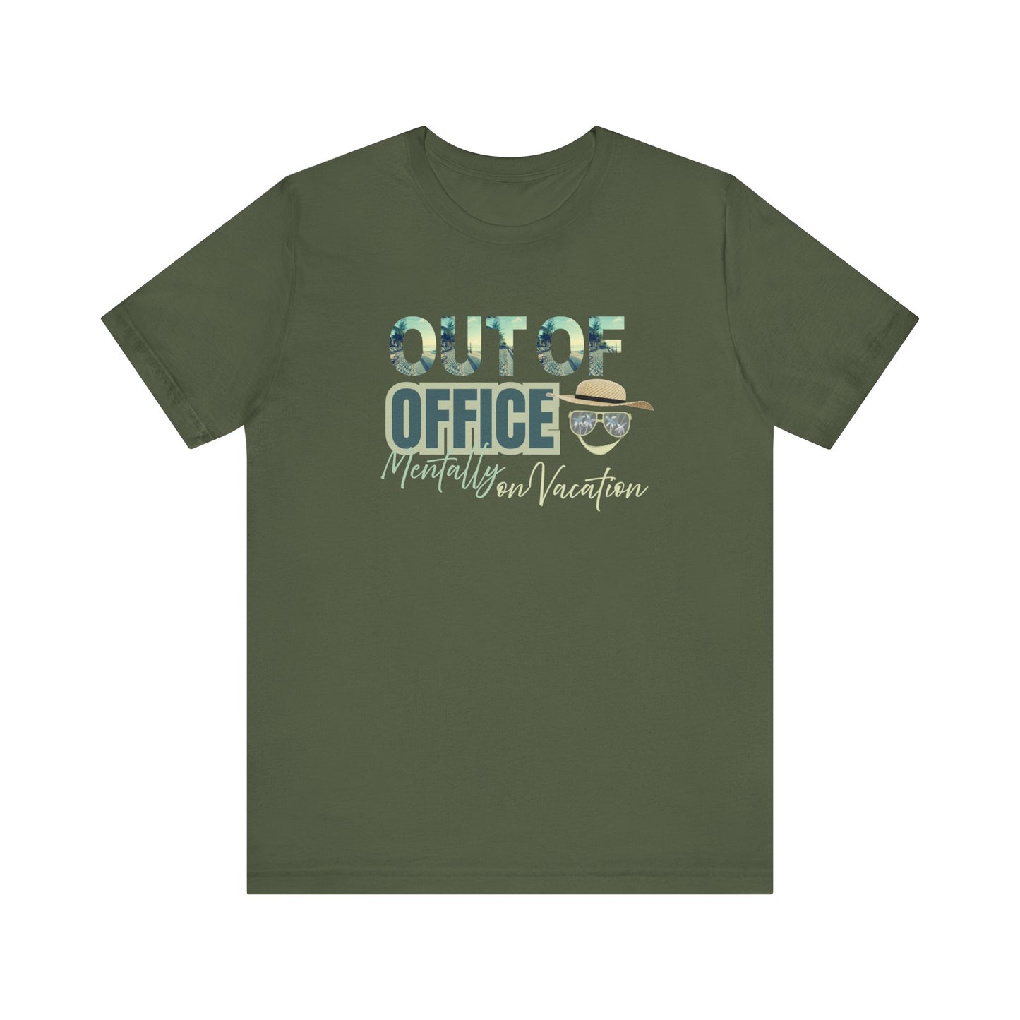 Funny vacation t-shirt - Military green