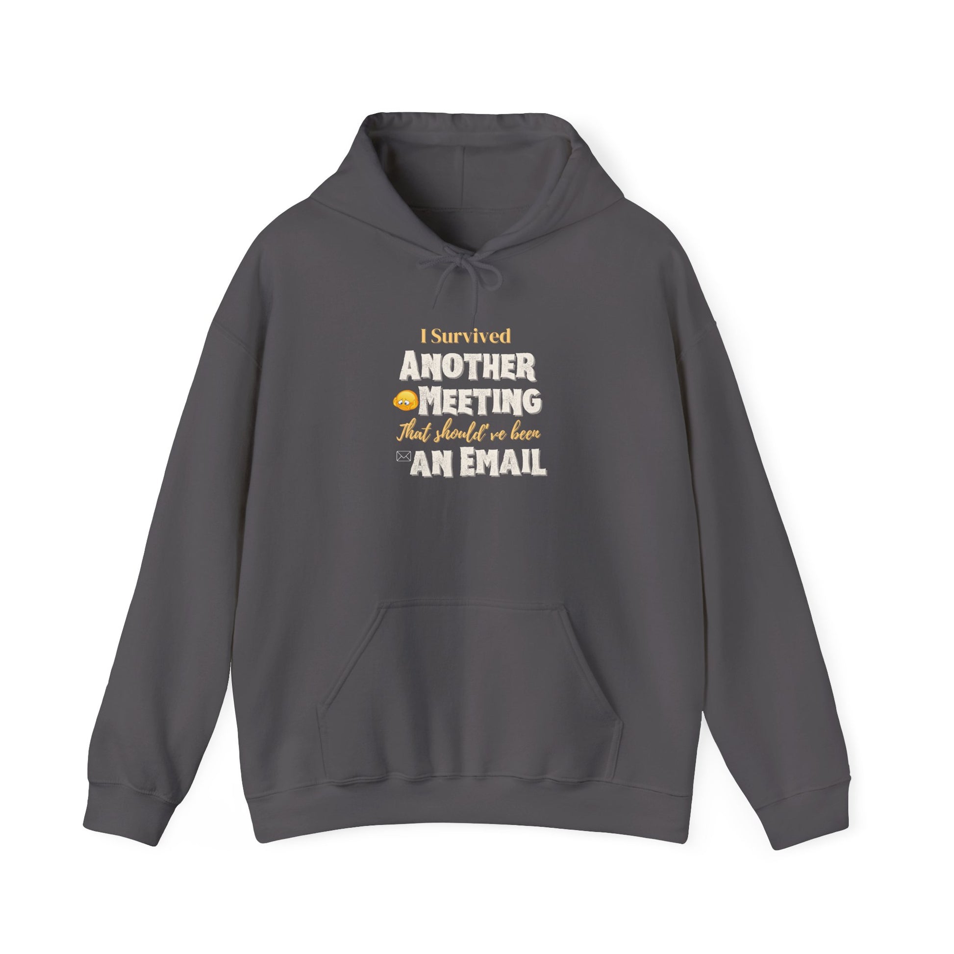 Funny hoodie - charcoal