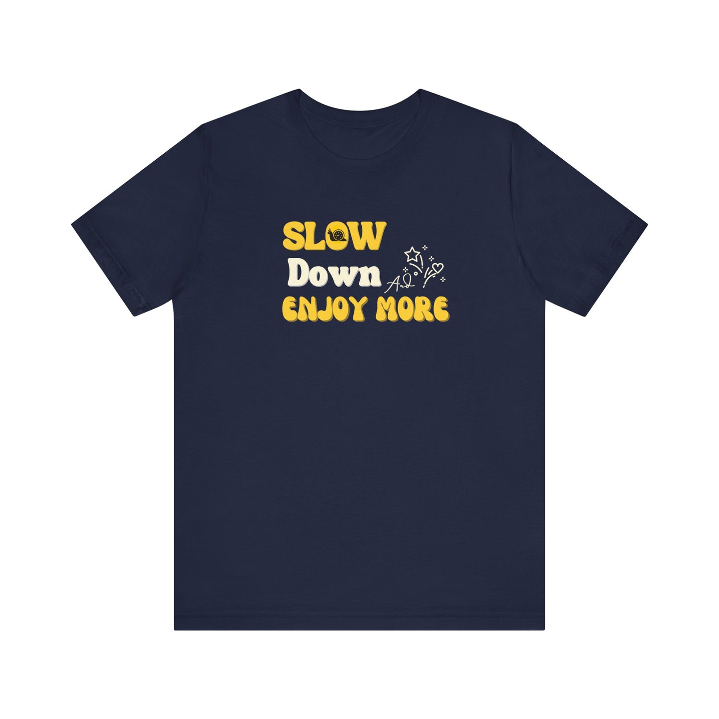 Relaxed fit graphic tee - navy
