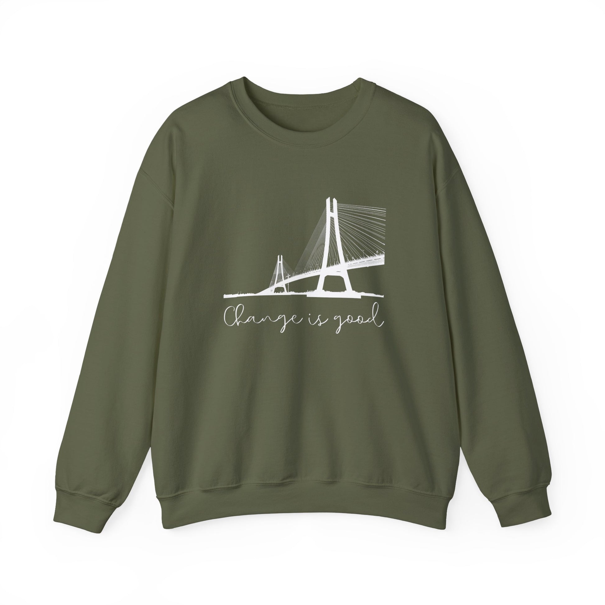 Change is good sweatshirt - Military green