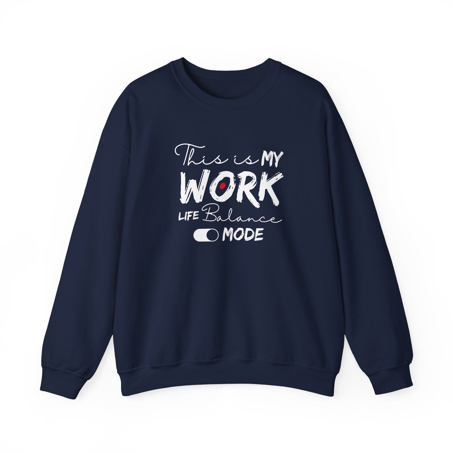 Cozy work-life balance sweatshirt - navy