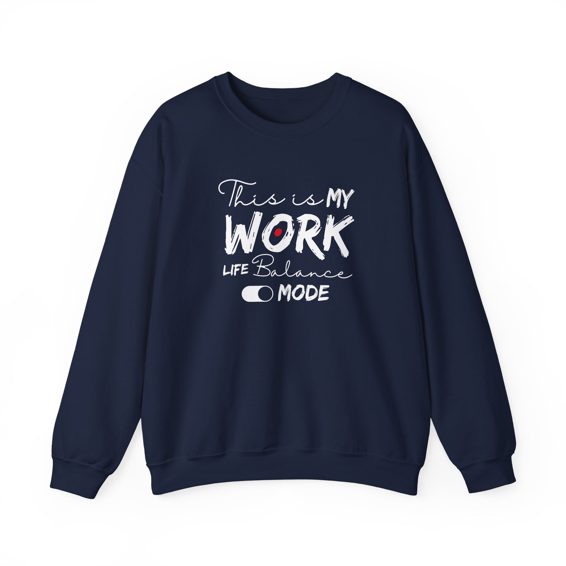 Cozy work-life balance sweatshirt - navy