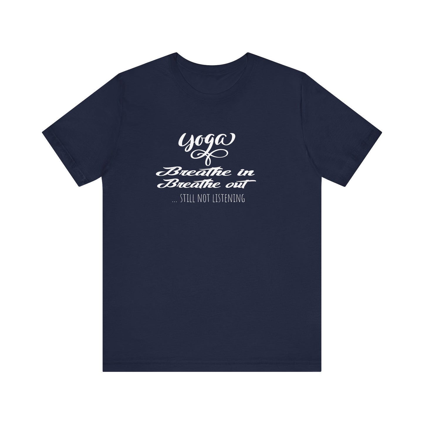 Quirky yoga T-shirt - Navy