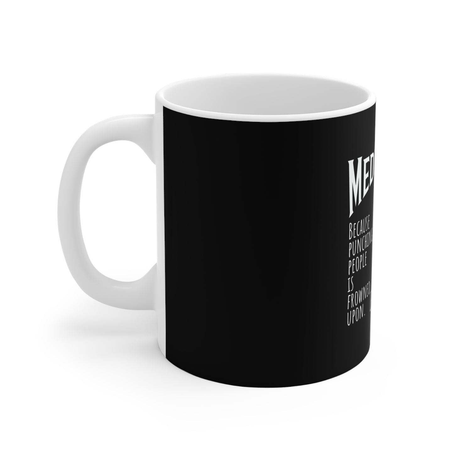 Meditation mug - Side view