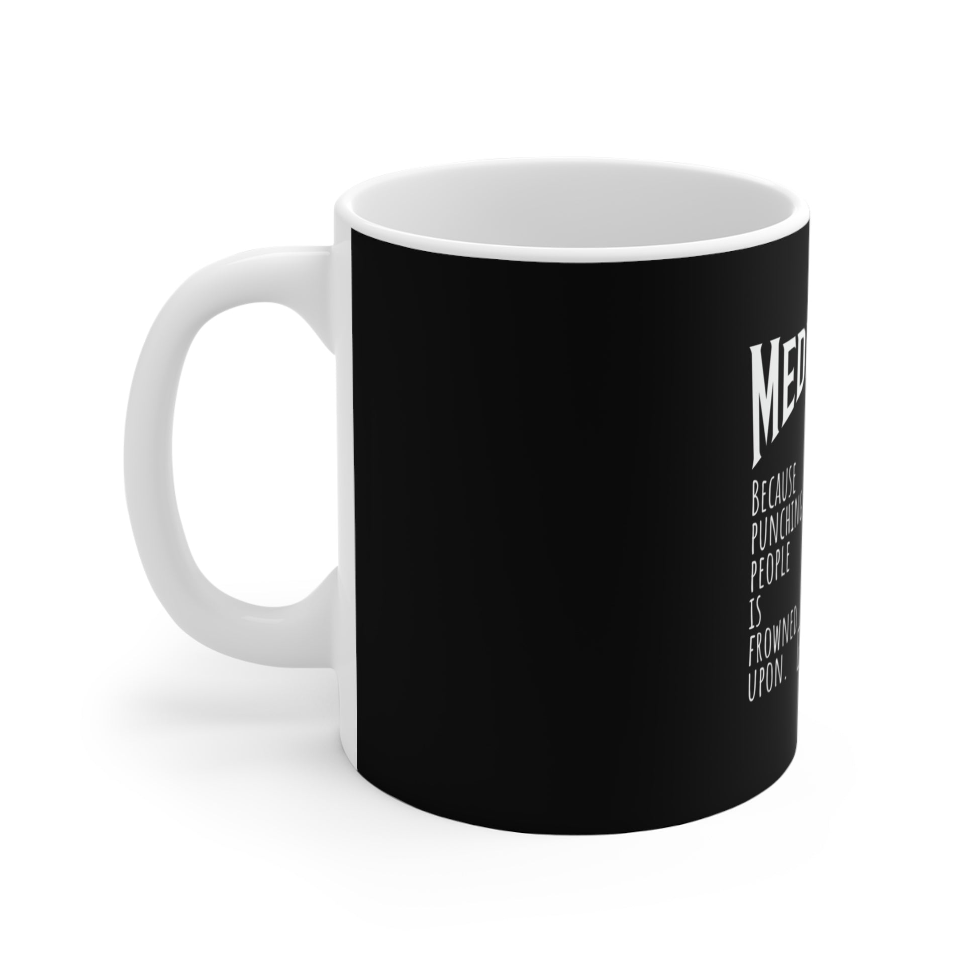 Meditation mug - Side view