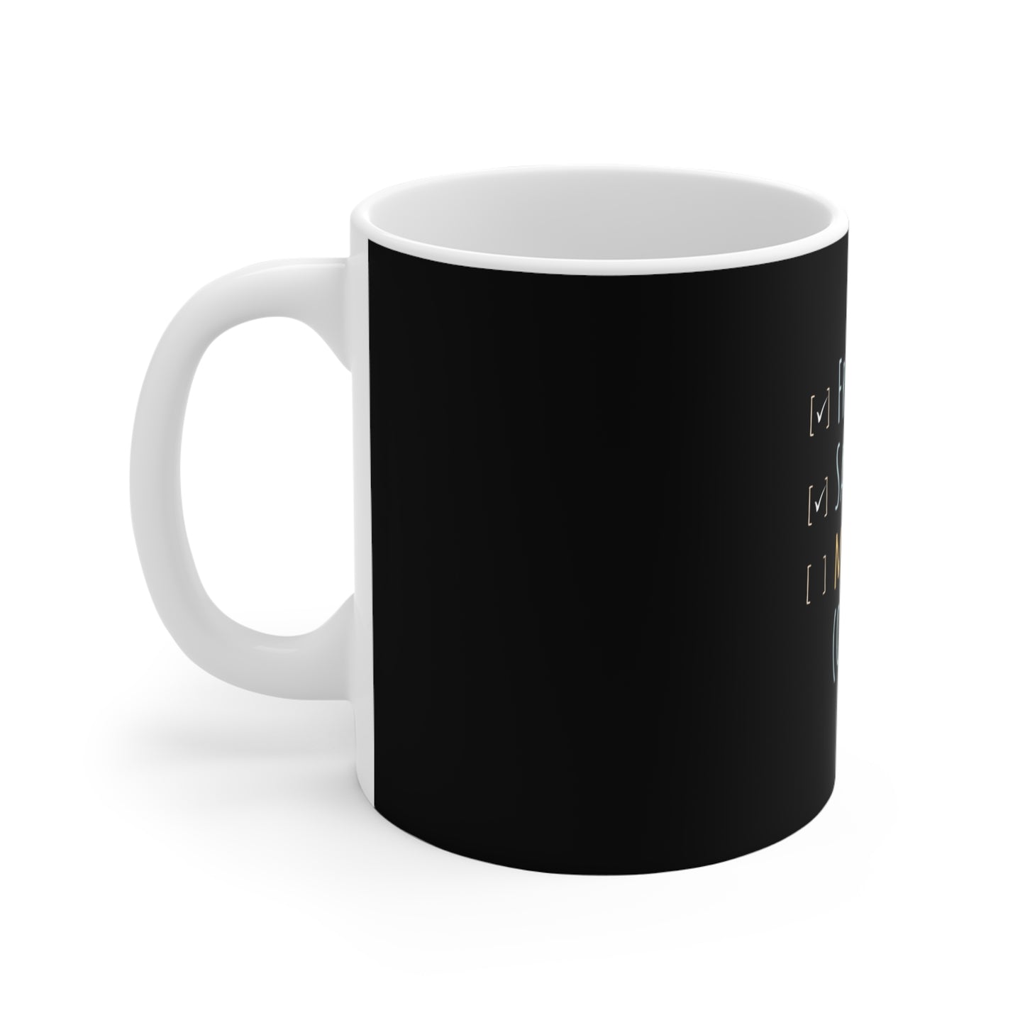 Mondays are optional mug - Left view