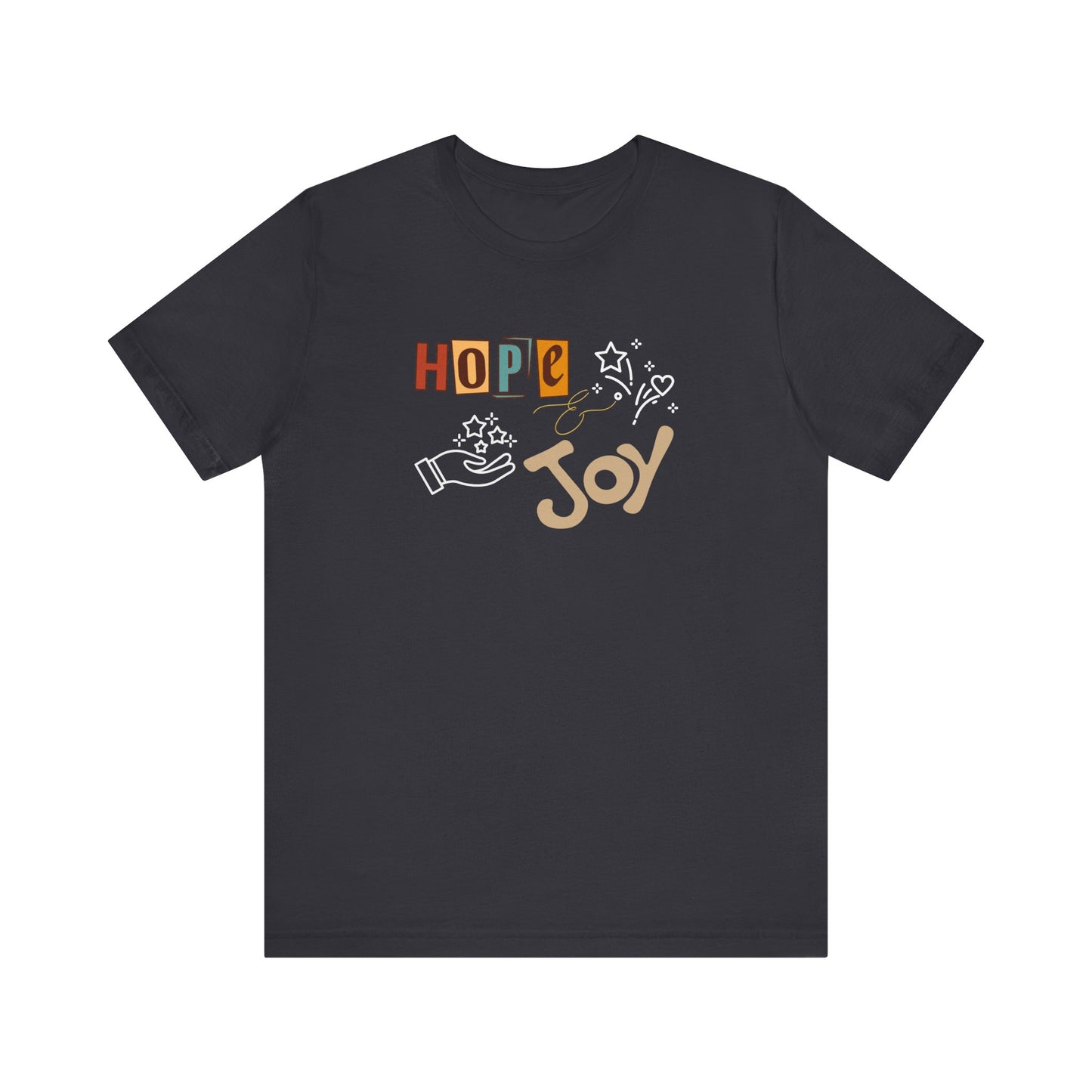 Hope and Joy T-shirt - dark grey