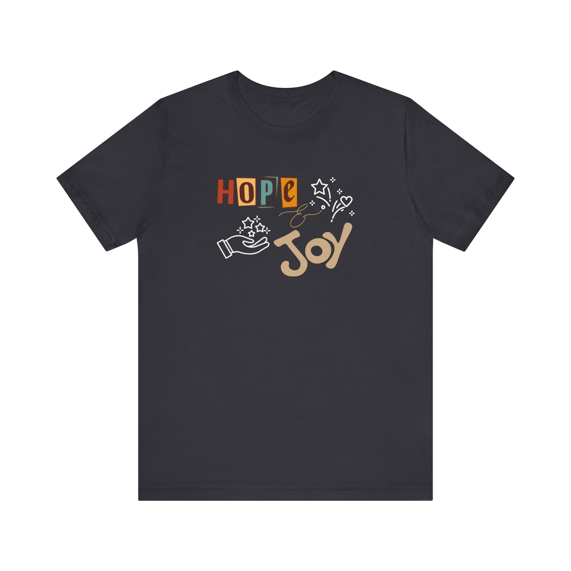 Hope and Joy T-shirt - dark grey