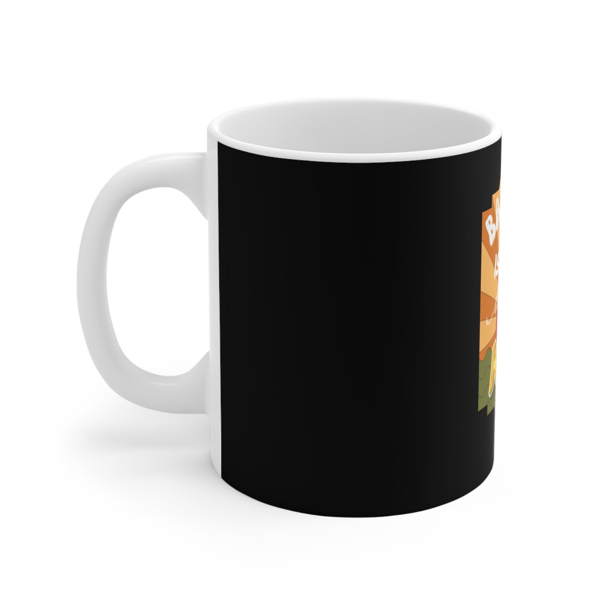 Balance is the key mug - left view