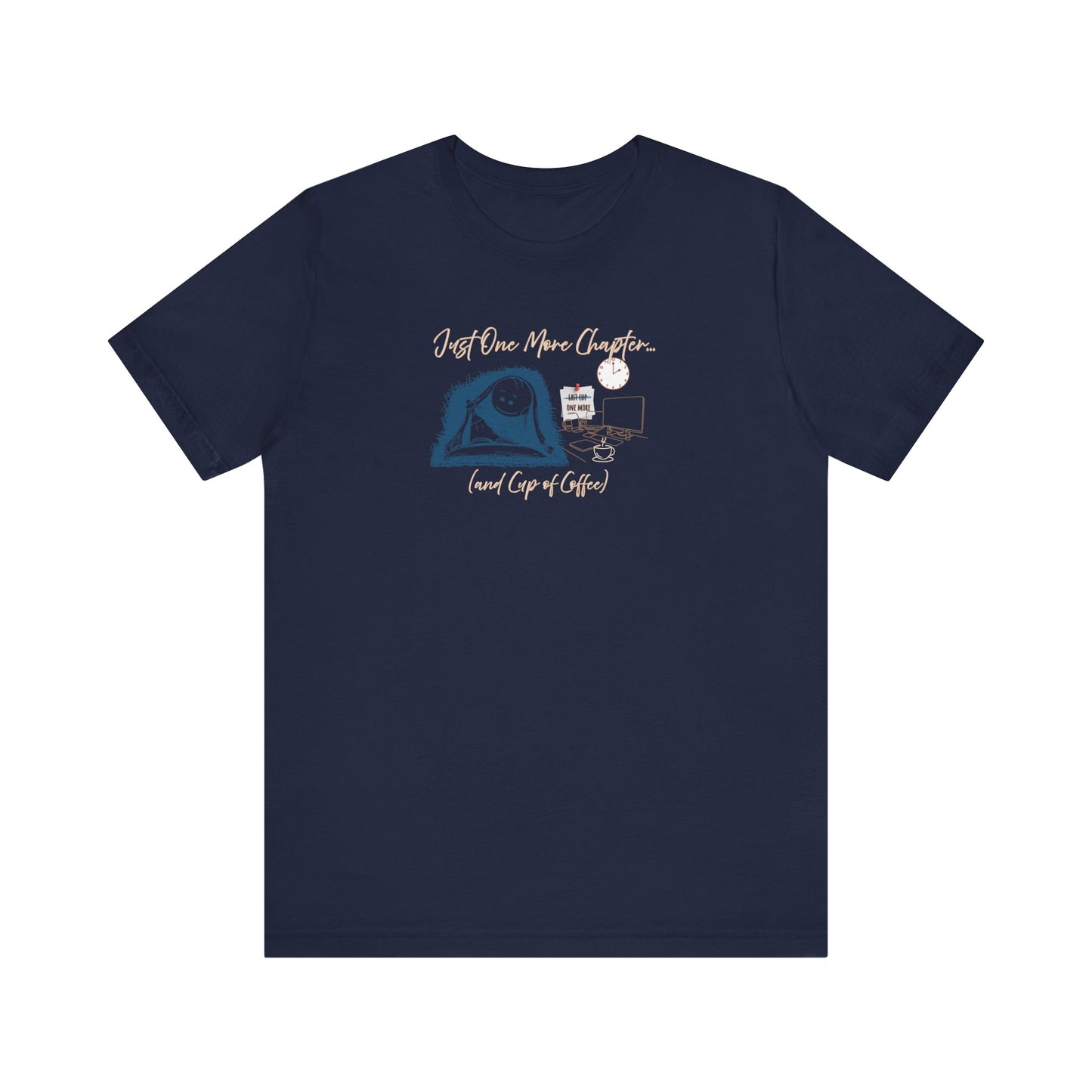 Just one more chapter t-shirt - navy