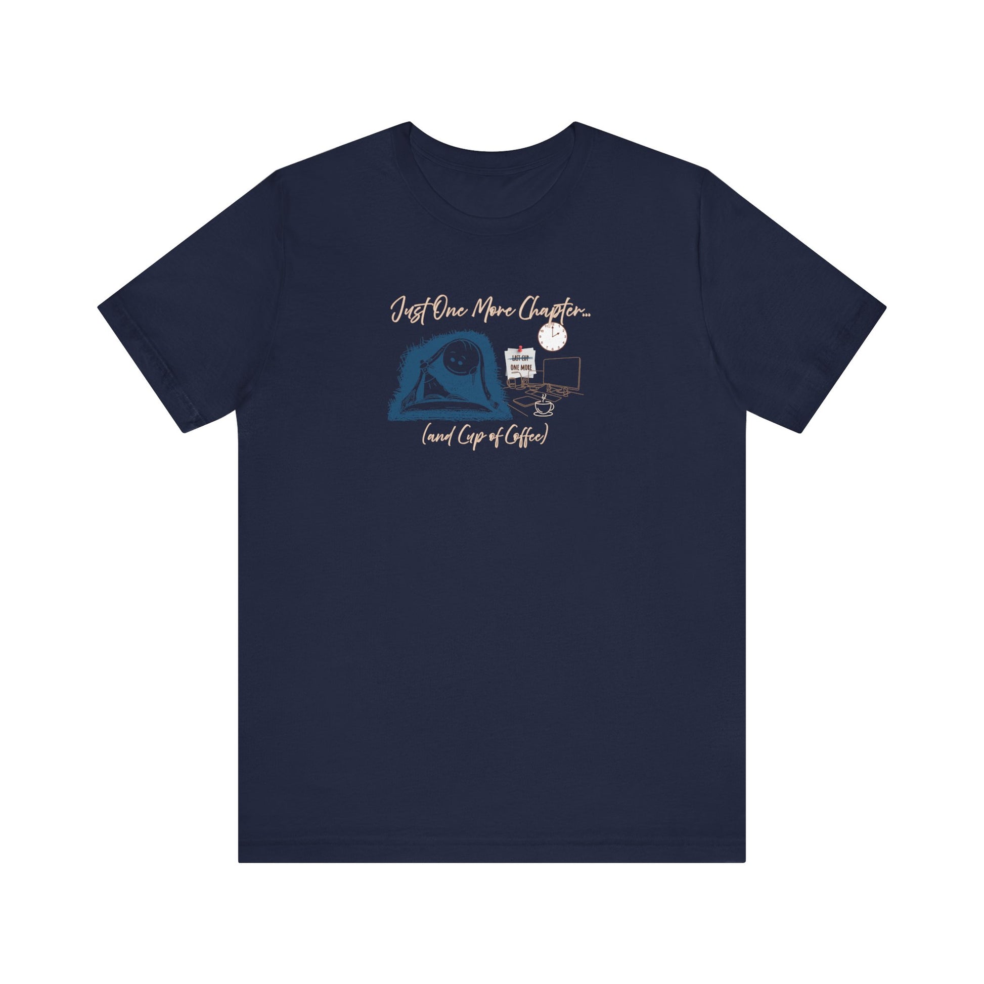 Just one more chapter t-shirt - navy
