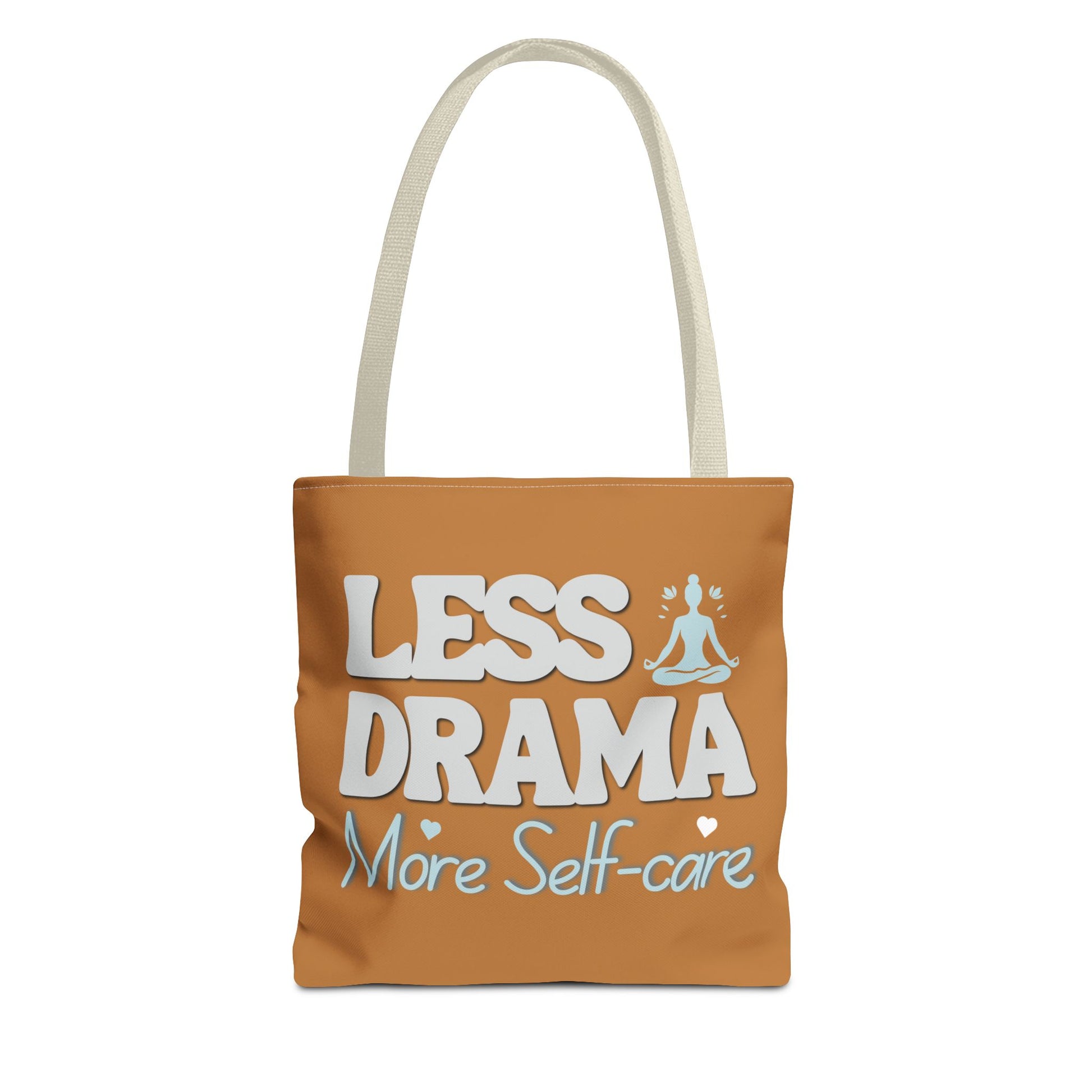 Canvas tote bag with beige handle