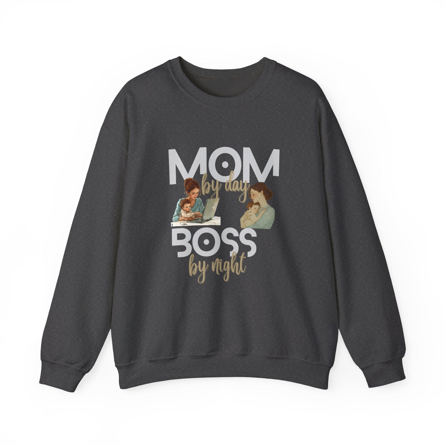 Cozy sweatshirt for moms - Dark heather