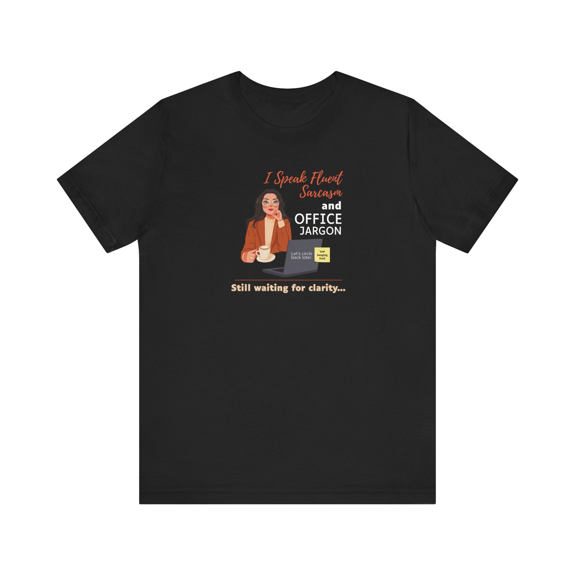 I speak fluent sarcasm t-shirt design - black