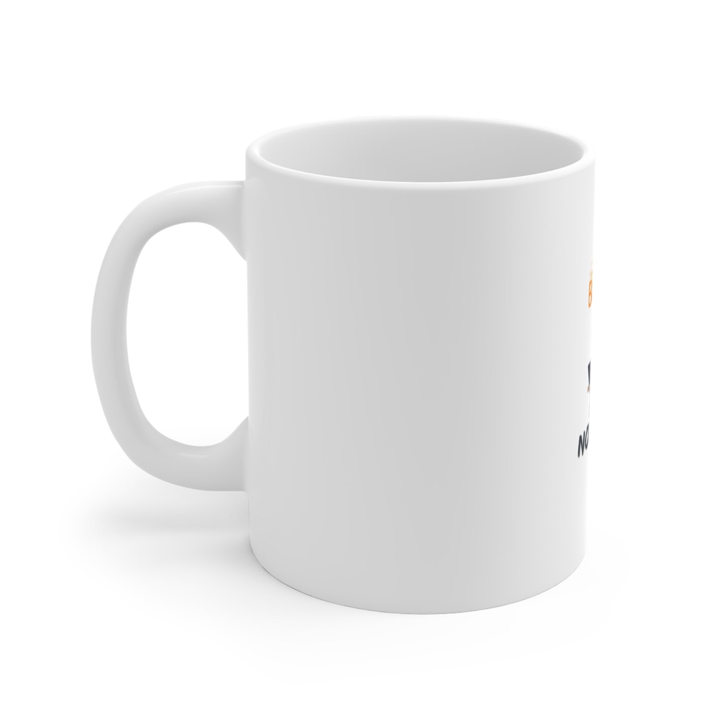 The left side of "work stress relief coffee mug" design