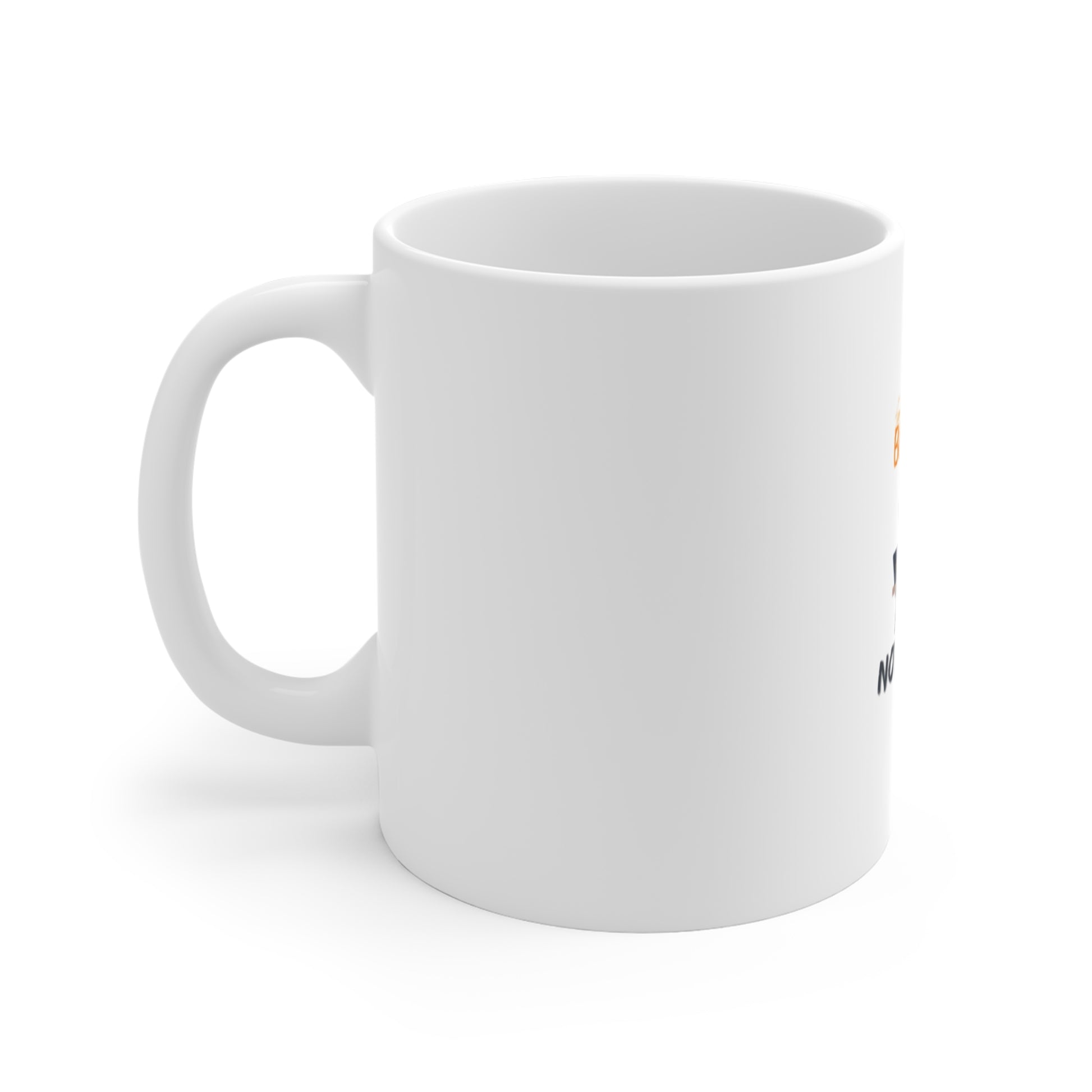 The left side of "work stress relief coffee mug" design
